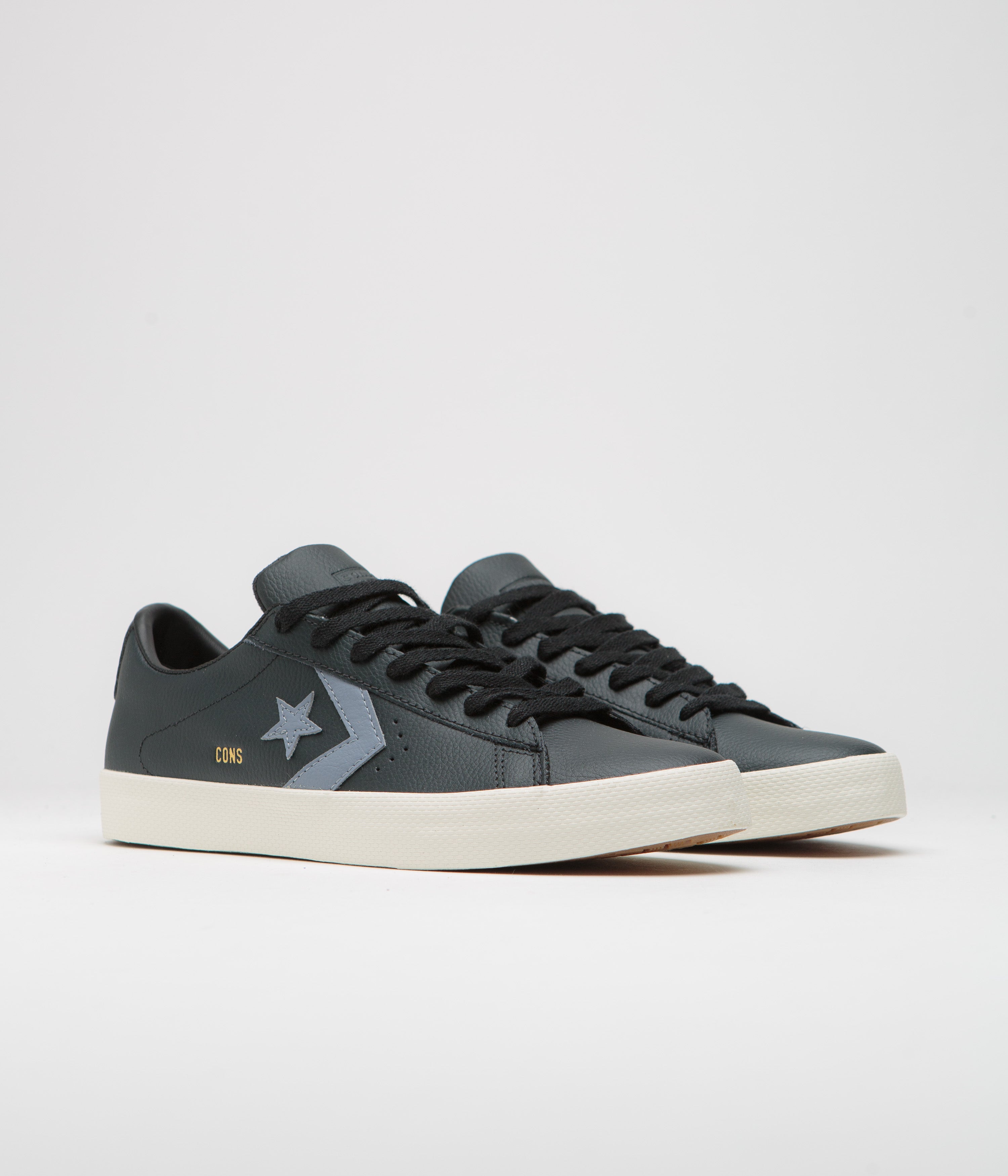 Converse PL Vulc Pro Ox - Stylish Black, Lunar Grey & Egret Shoes