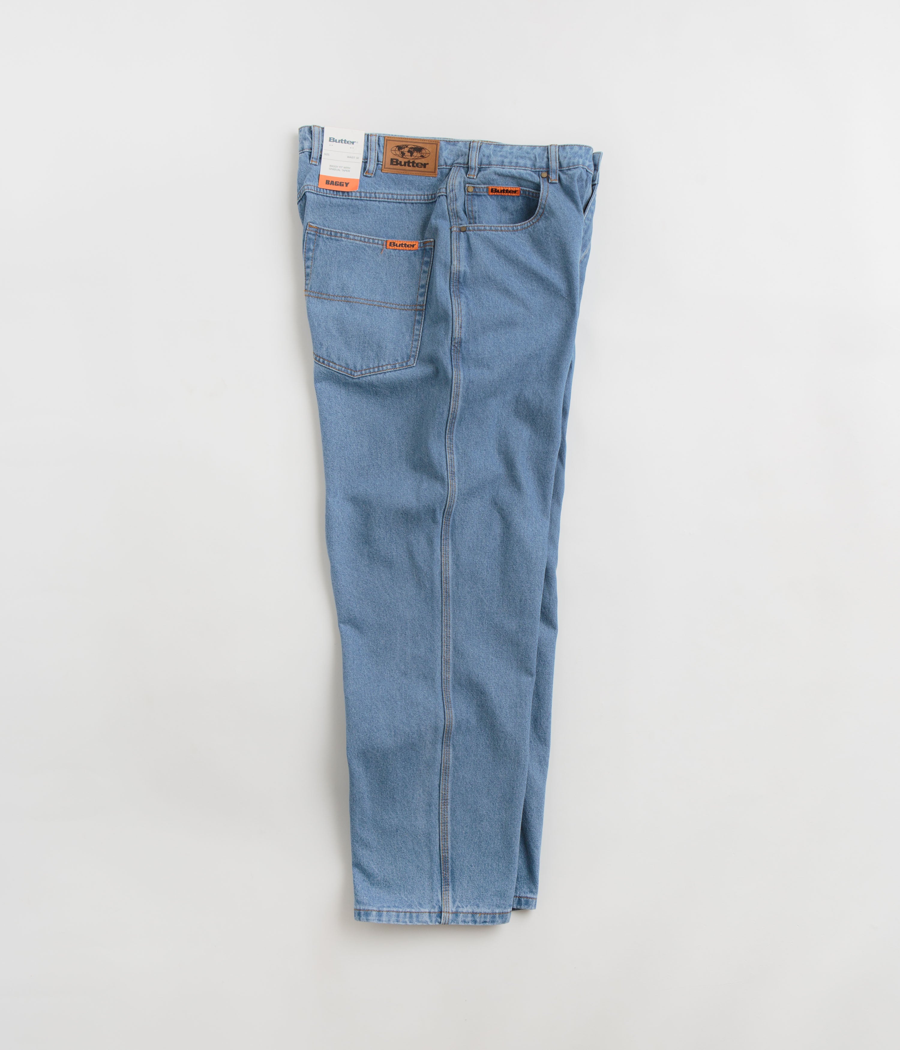 Butter Goods Washed Indigo Baggy Jeans - A Must-Have!