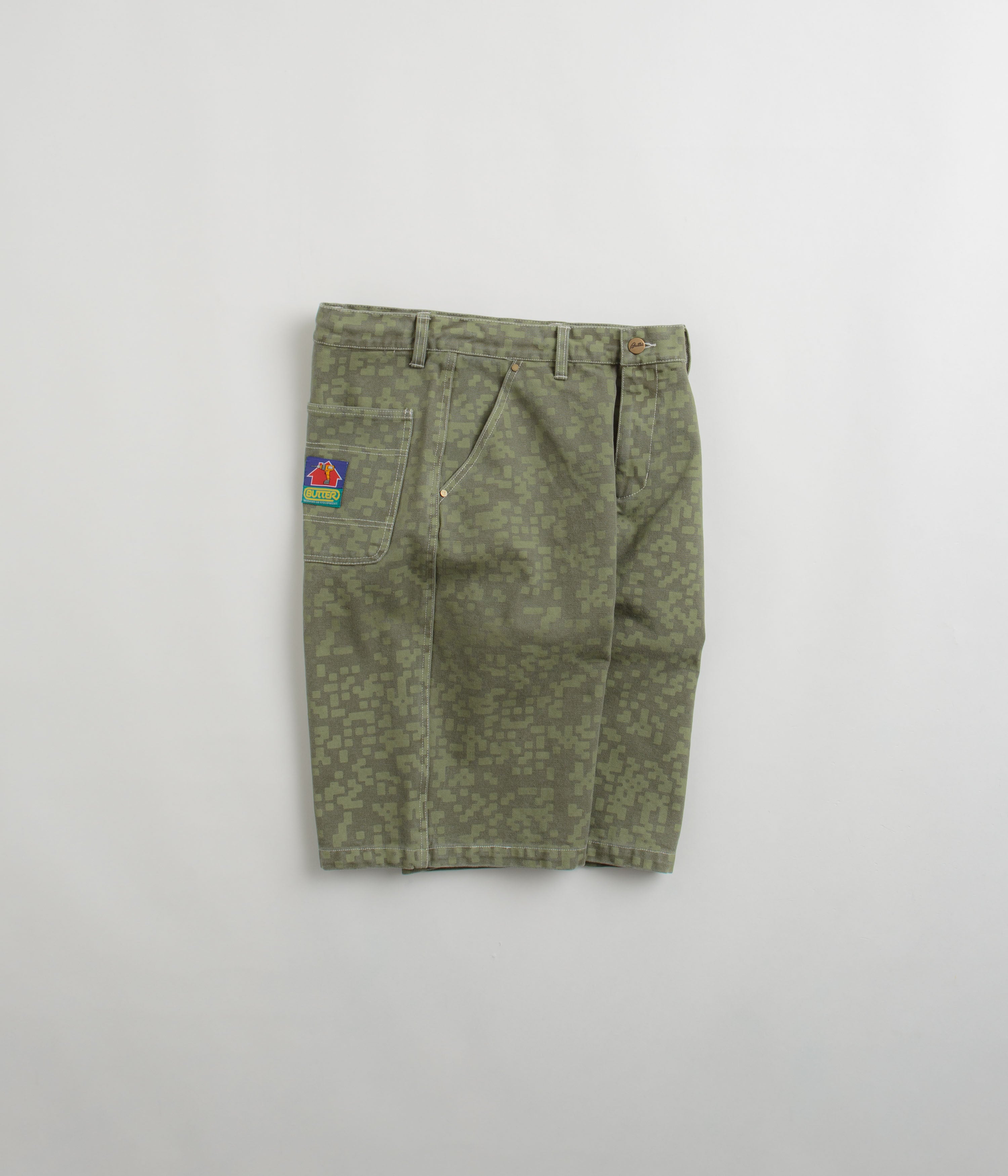 Butter Goods Army Green Work Shorts - A Must-Have!