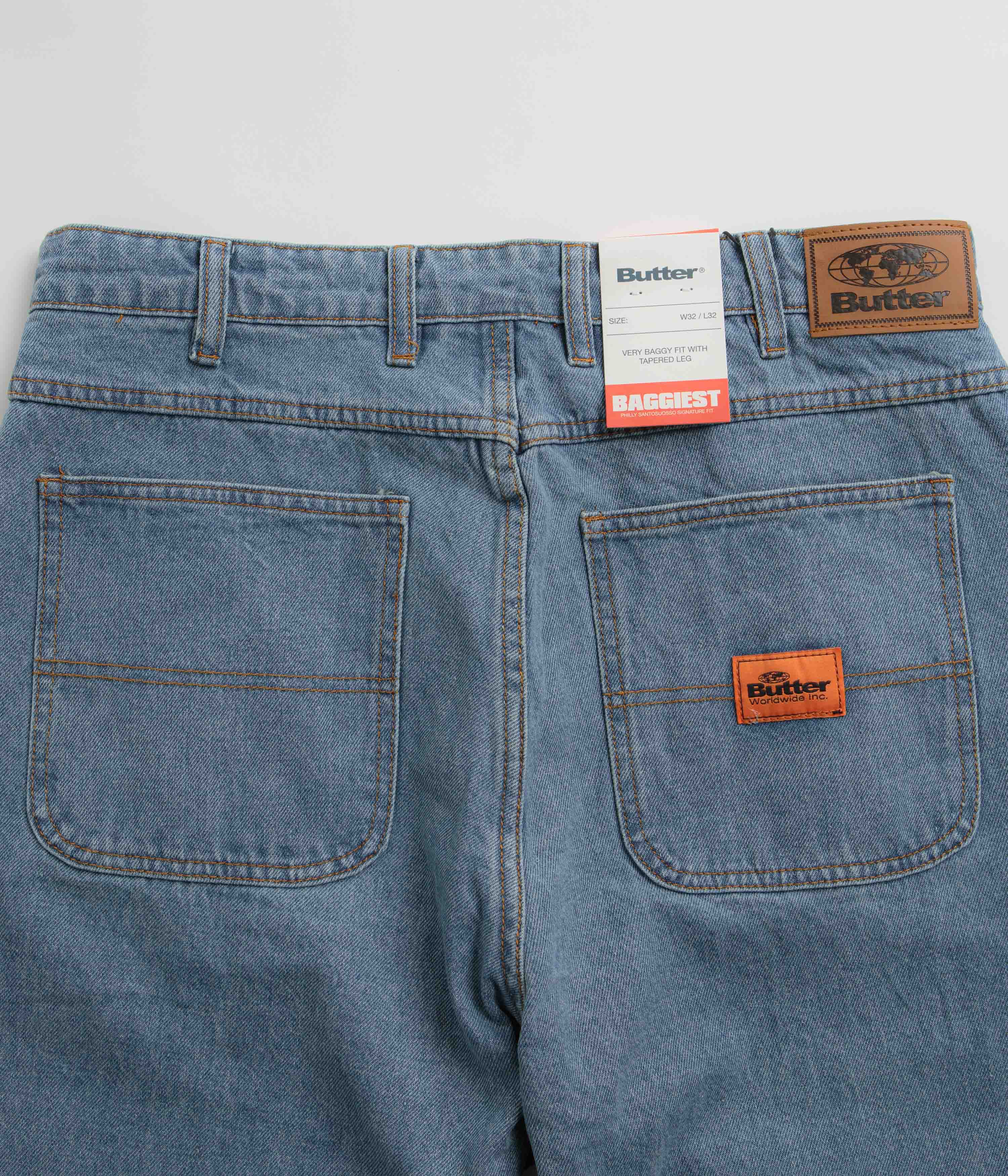 Butter Goods Santosuosso Washed Indigo Jeans - Stylish and Comfortable