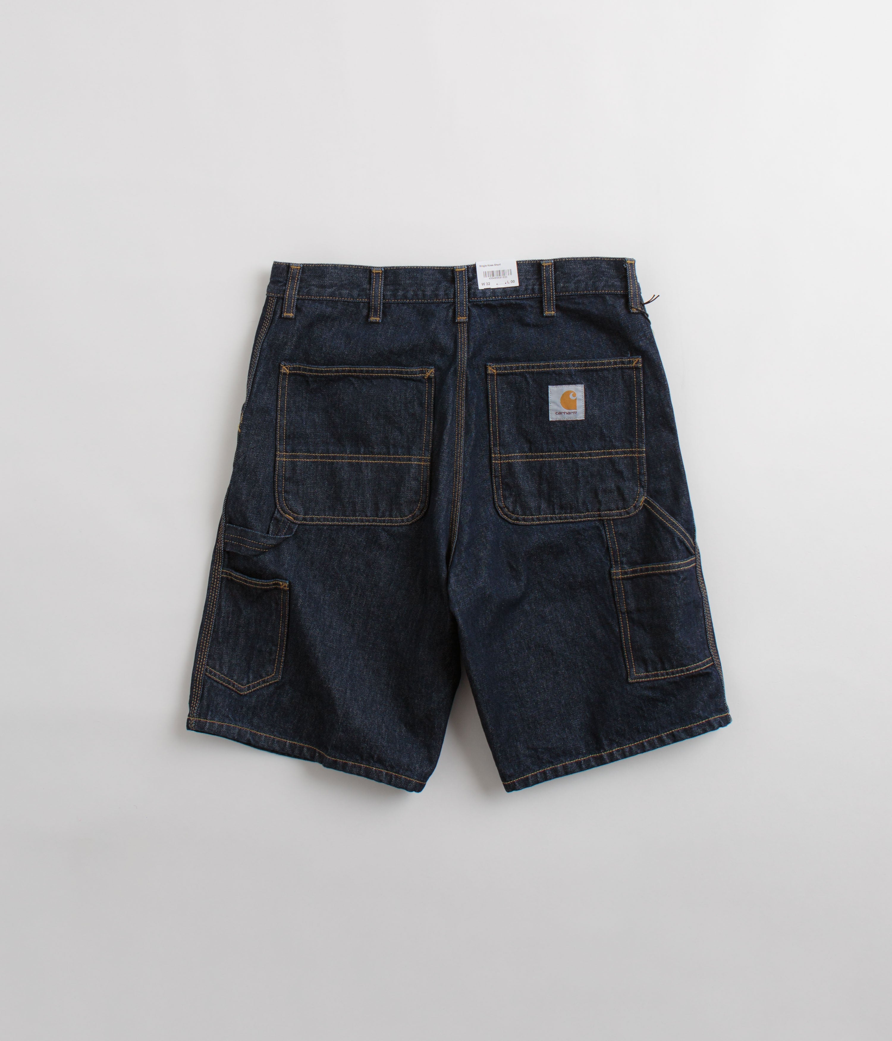 Carhartt Single Knee Shorts - Stunning Rinsed Blue