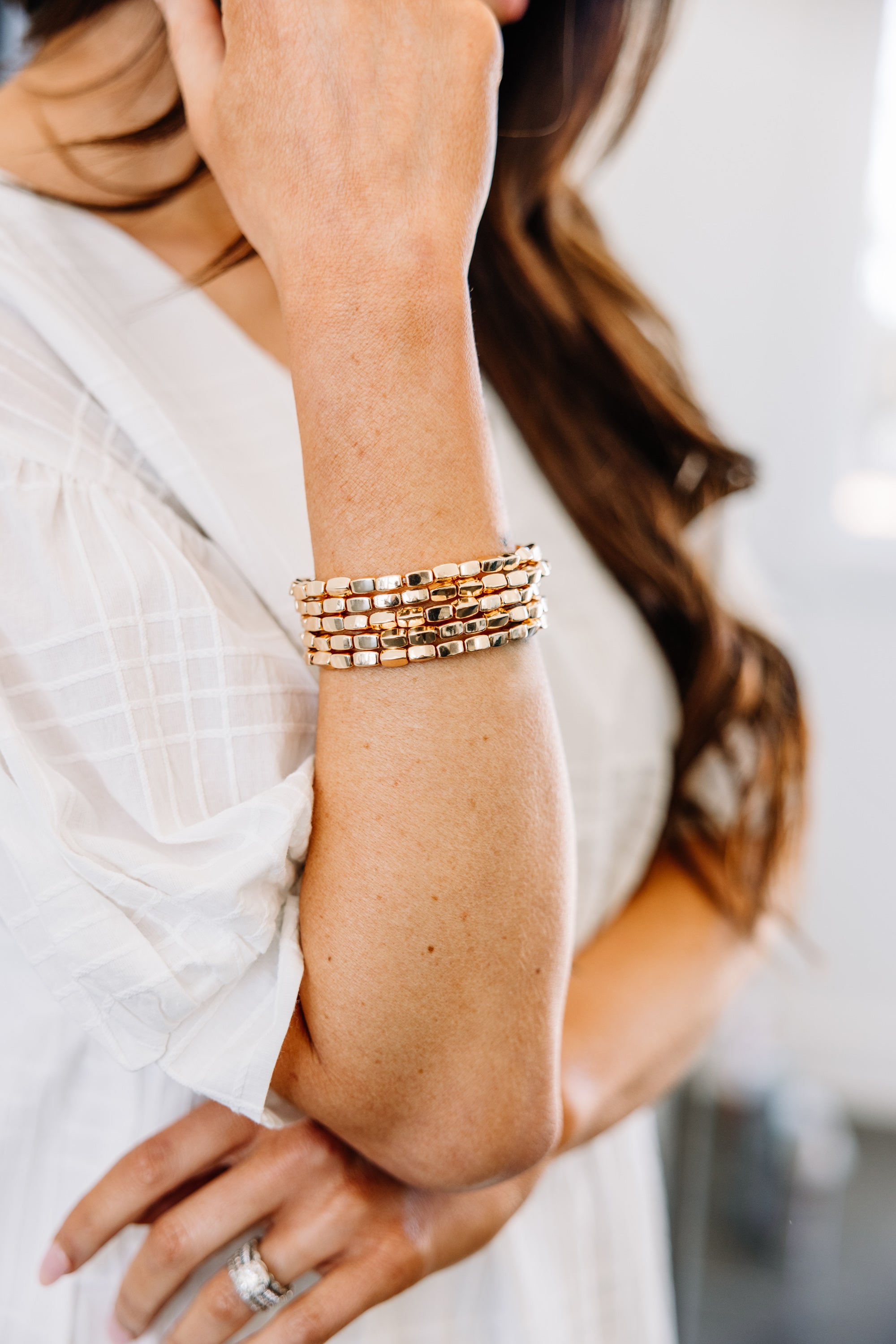 Gorgeous Fun Gold Bracelet Set