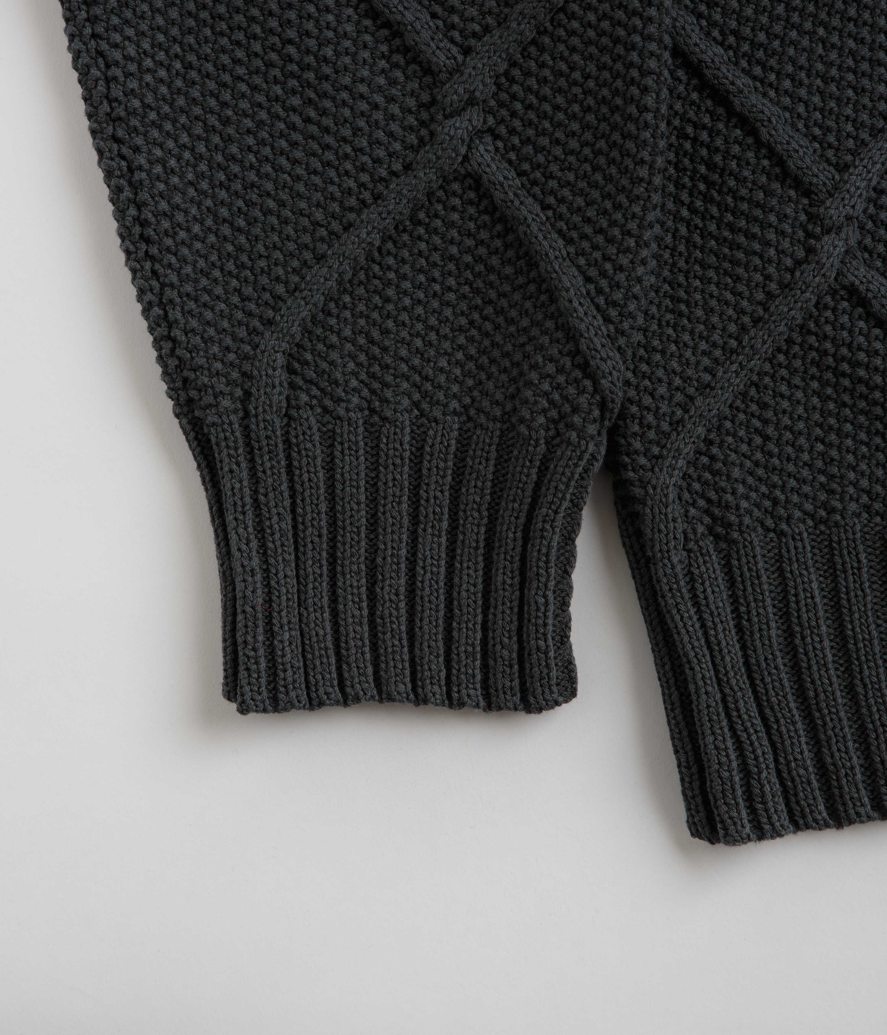Dancer Charcoal Fence Knit Sweatshirt - A Must - Have!