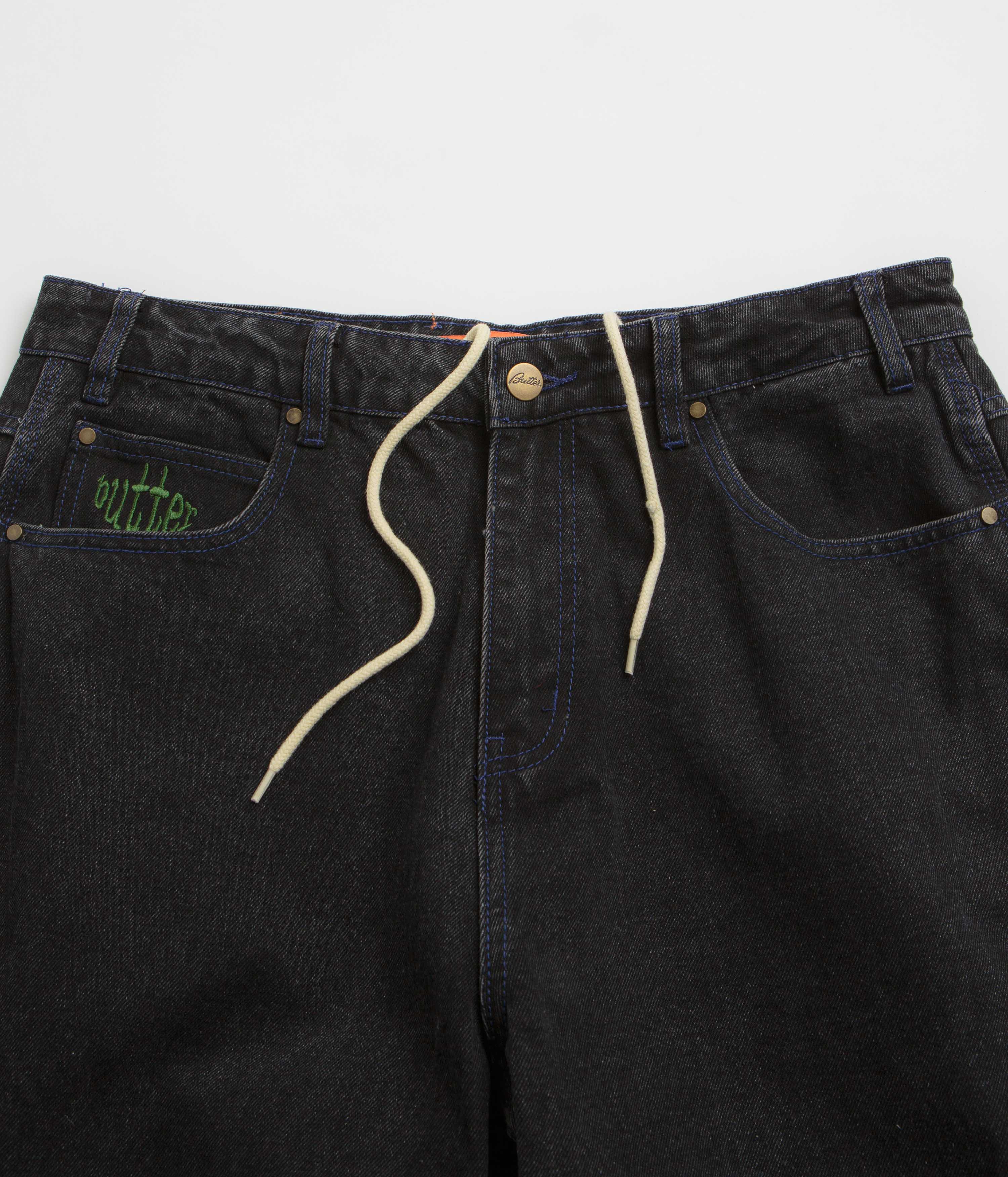 Butter Goods Spider Jeans - Stunning Washed Black