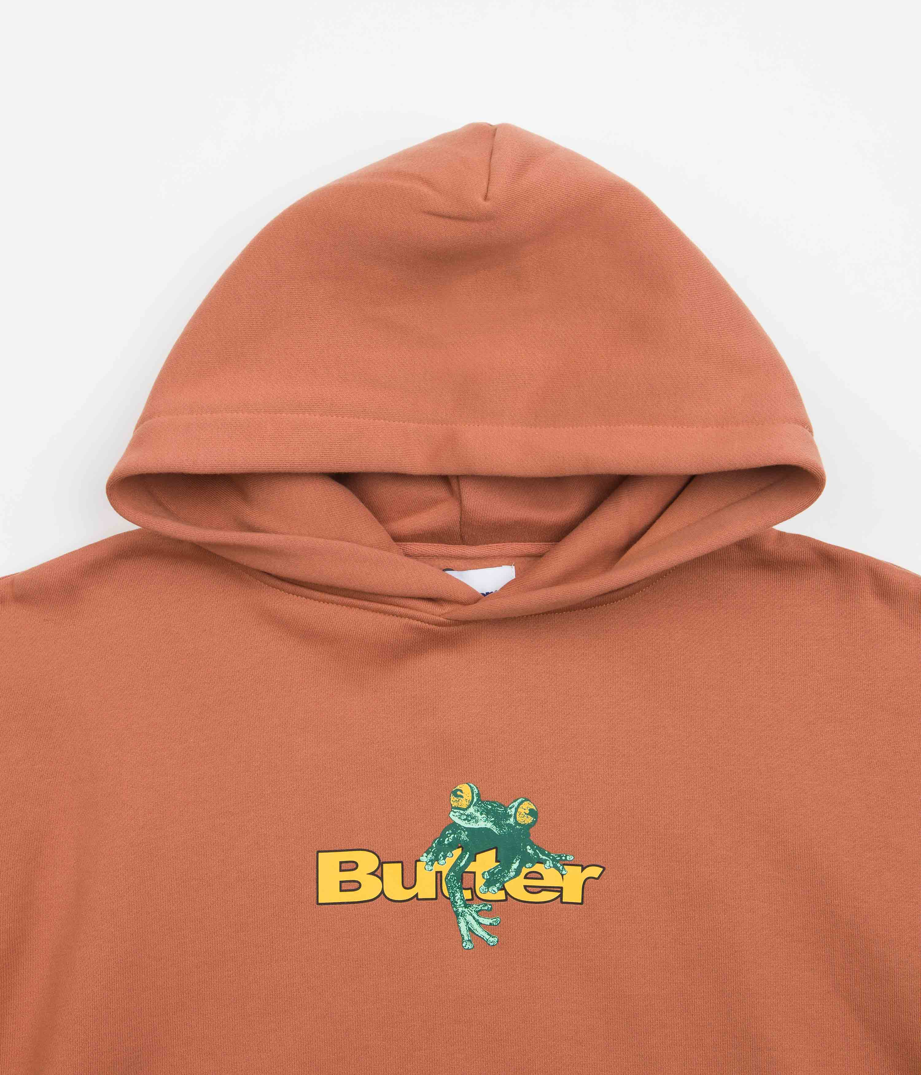 Butter Goods Oak Tree Frog Logo Hoodie - A Must - Have for Skate Enthusiasts