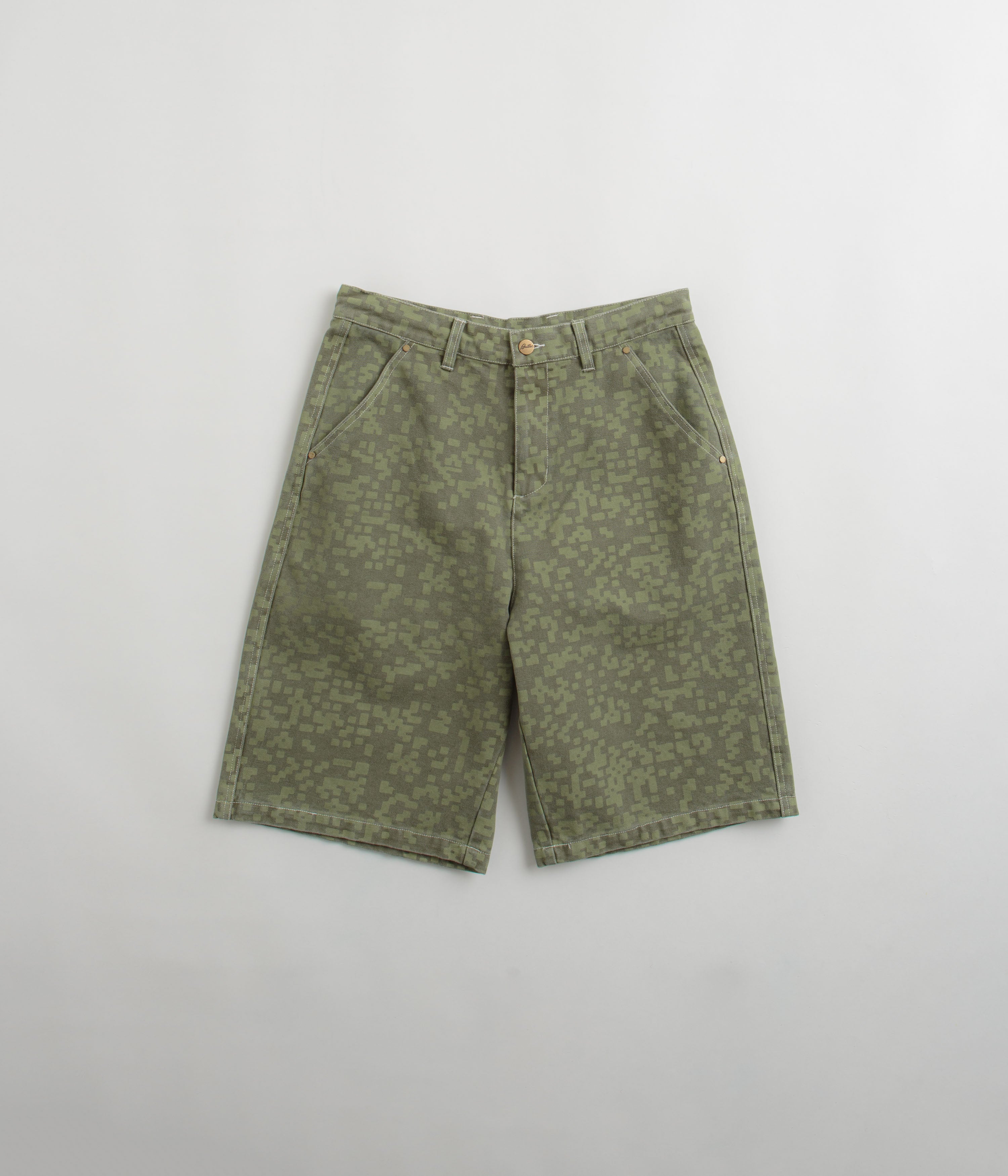 Butter Goods Army Green Work Shorts - A Must-Have!
