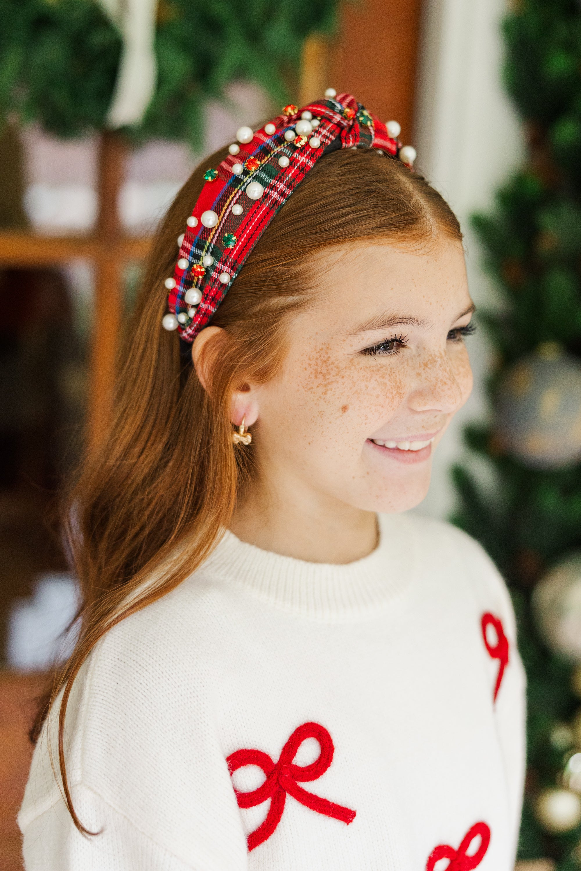 Girls' Festive Season Greetings Embellished Headband