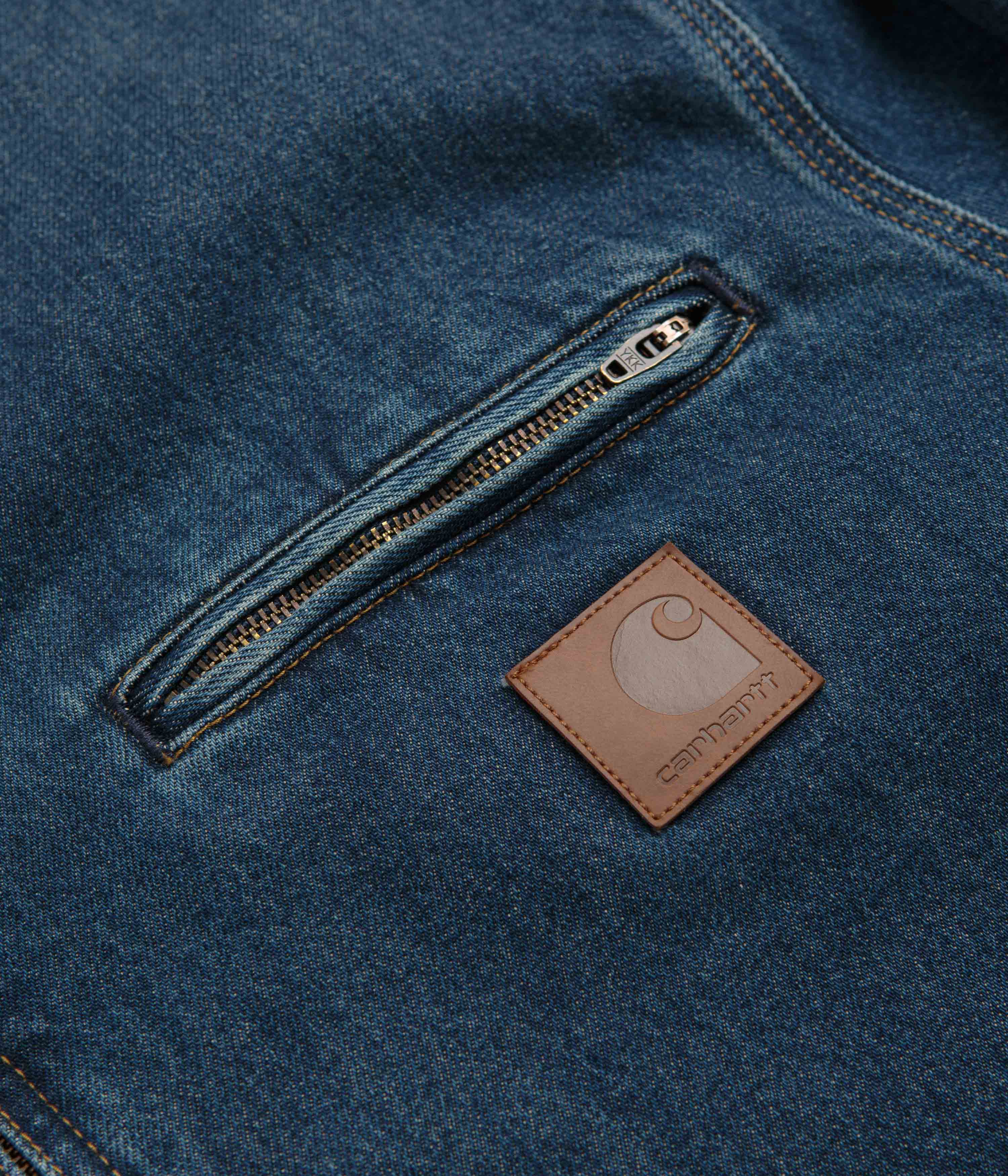 Carhartt OG Detroit Jacket - Stunning Blue & Dusty Hamilton Brown