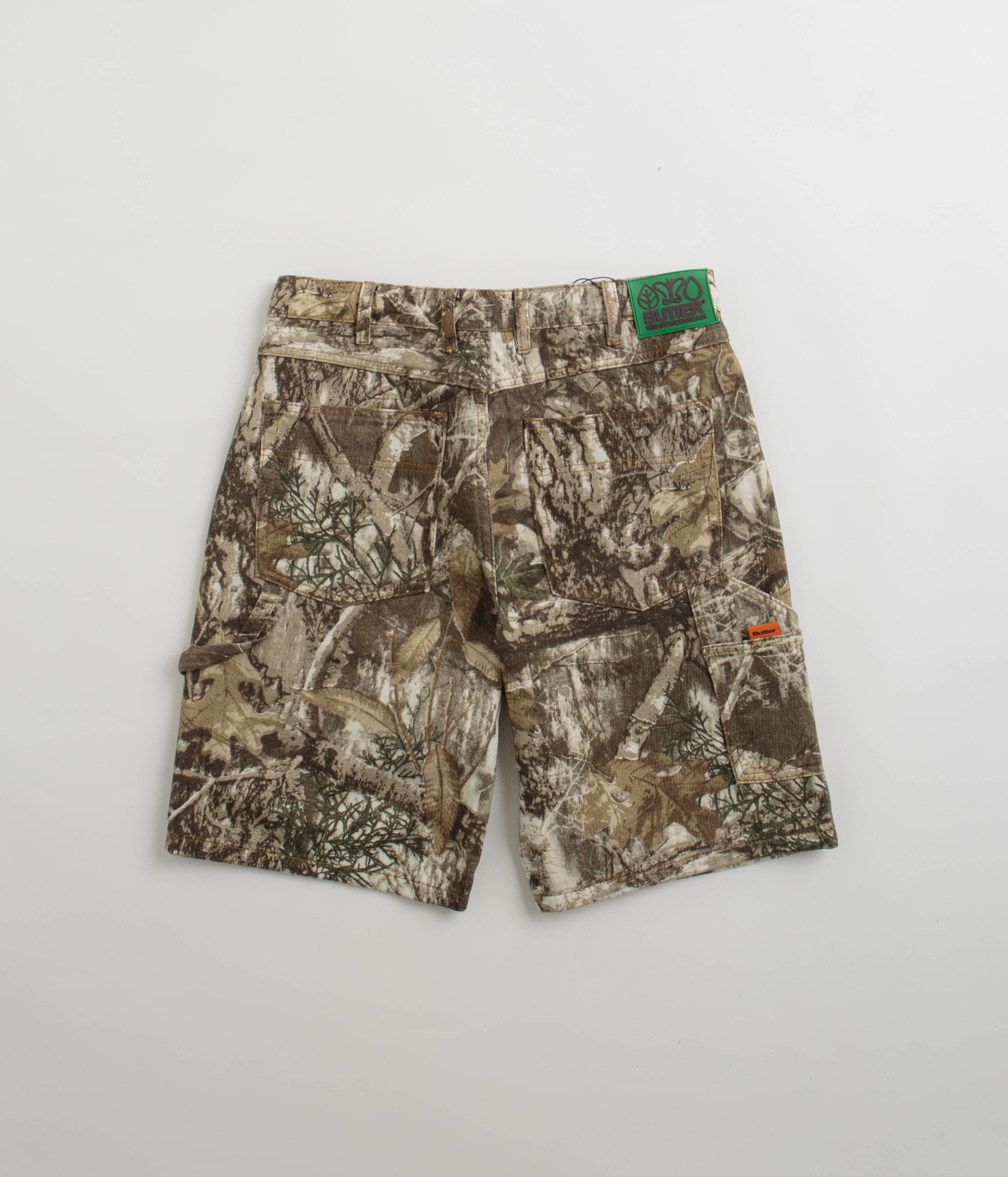 Butter Goods Forest Camo Heavyweight Denim Shorts - A Must-Have!