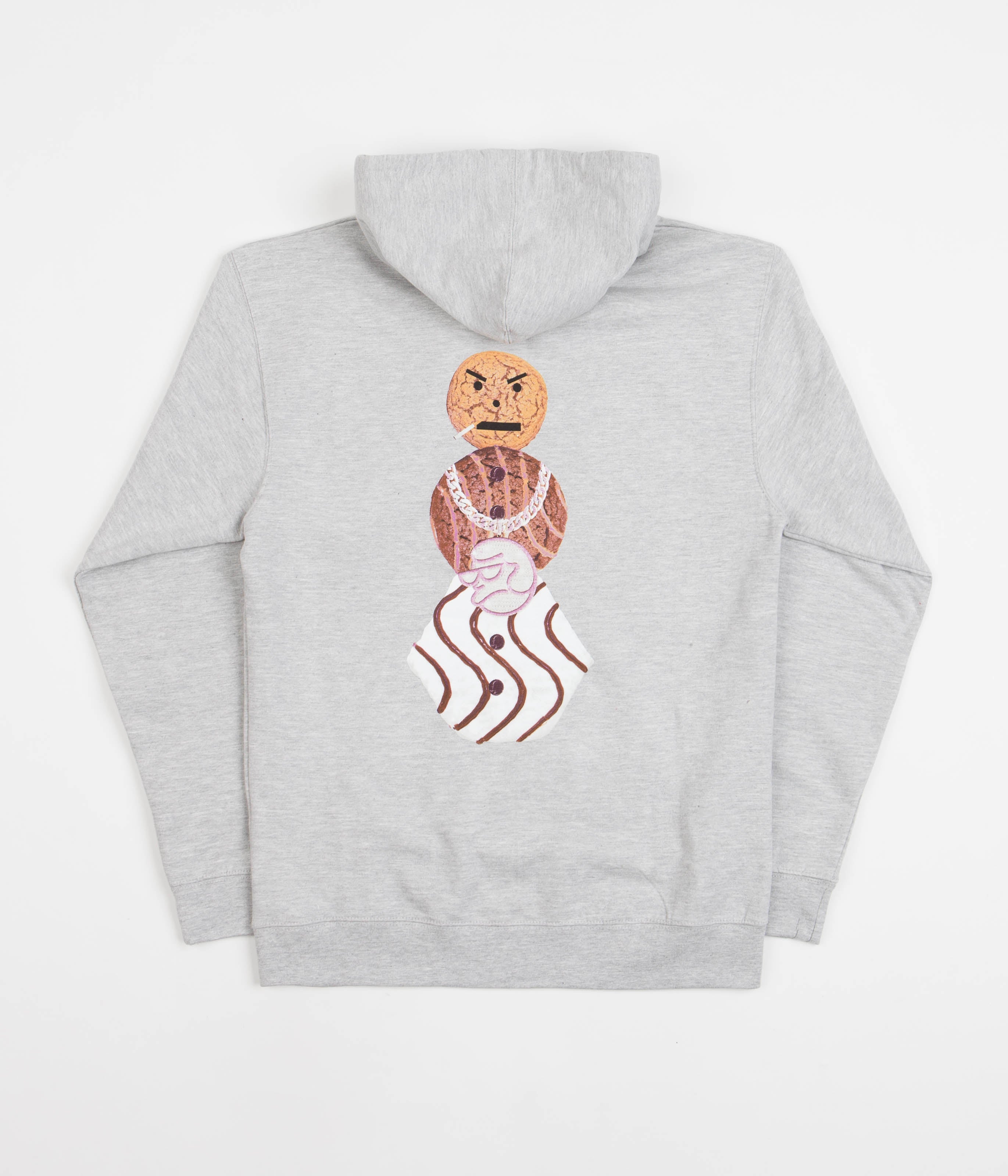 Don't Miss! Classic Grip x Quartersnacks Buss Down Heather Grey Hoodie