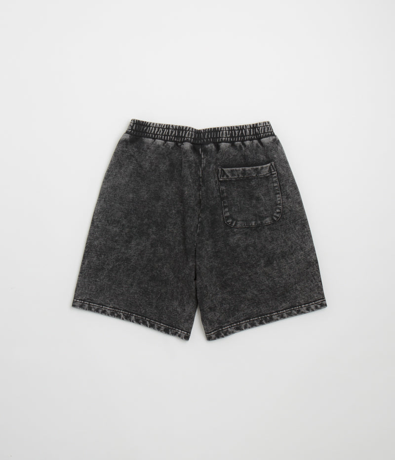 Dime Cyclone French Terry Shorts - Stunning Black Snow Washed