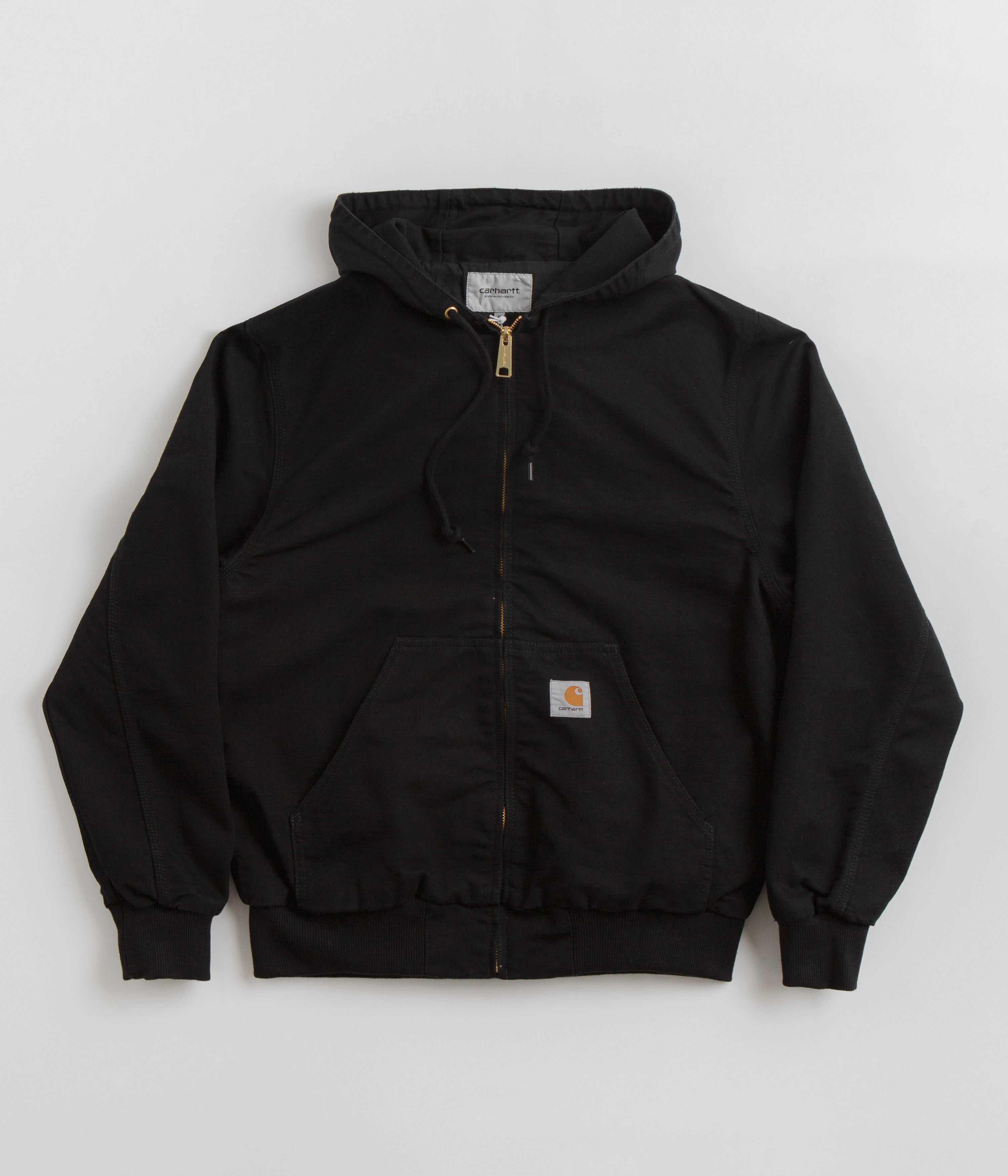 Carhartt Black Rinsed Active Jacket - Timeless Style for Any Adventure