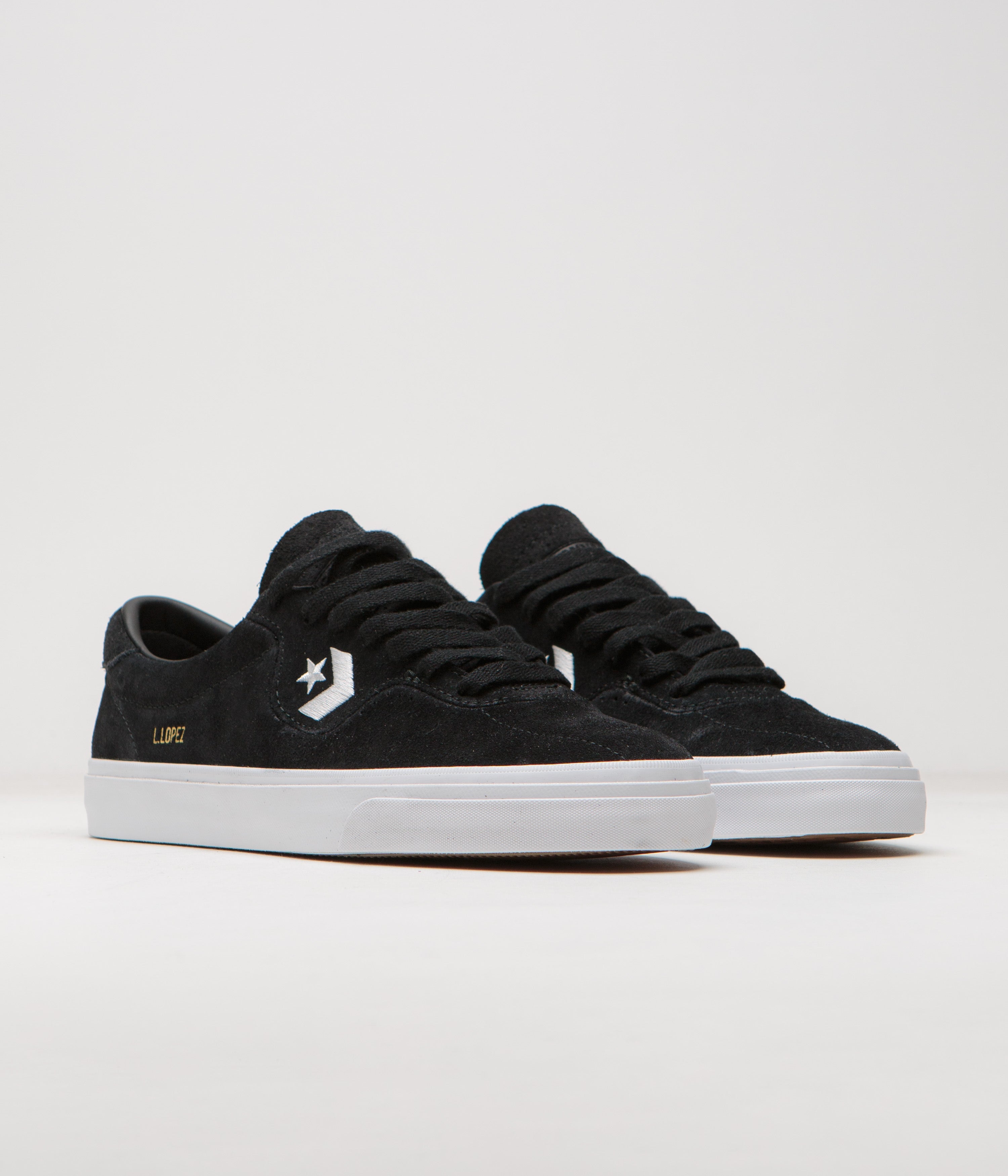 Converse Cons Louie Lopez Pro Ox Shoes - Stunning Black/White Combo