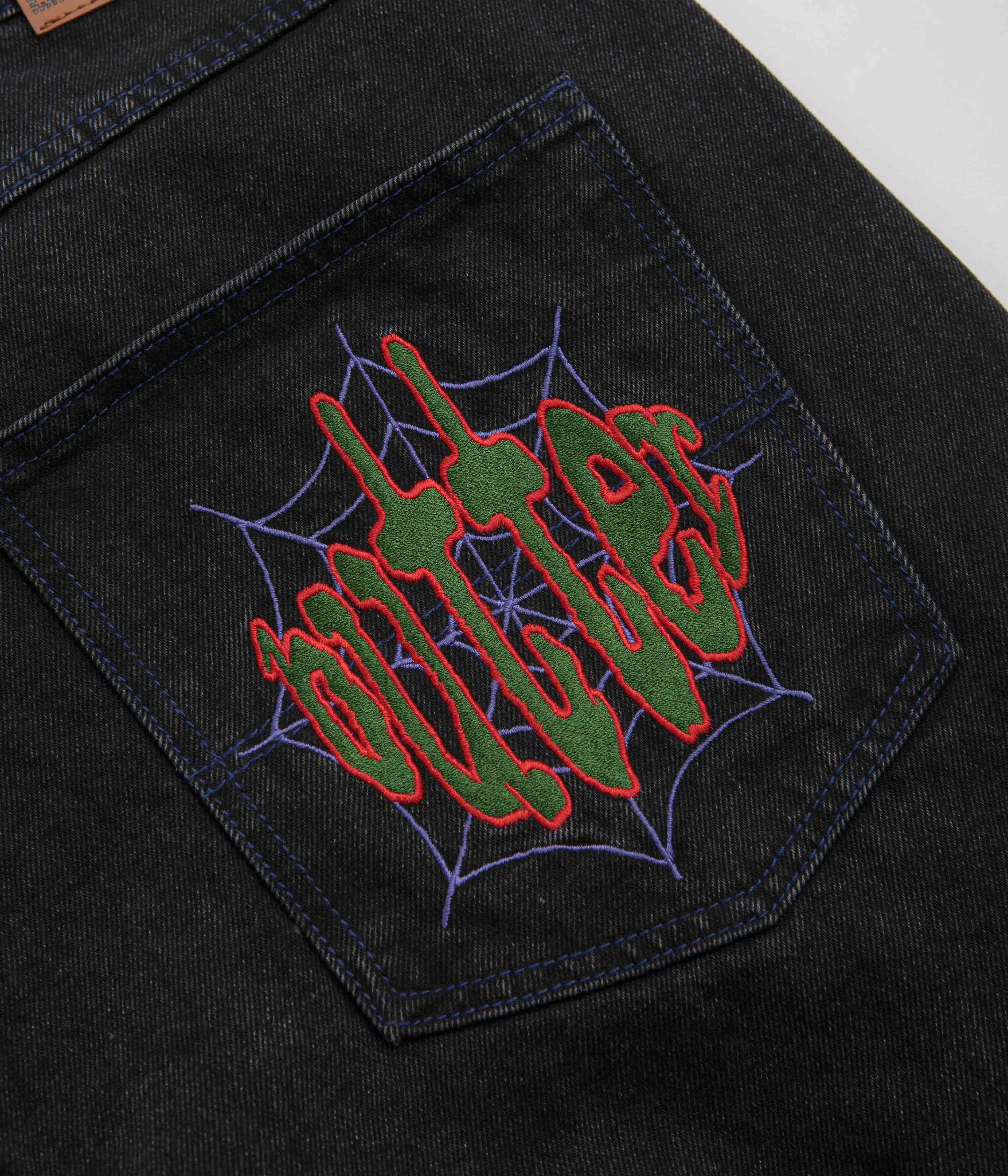 Butter Goods Spider Jeans - Stunning Washed Black