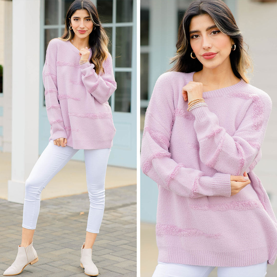 Gorgeous Lavender Purple Sweater You Can't Resist