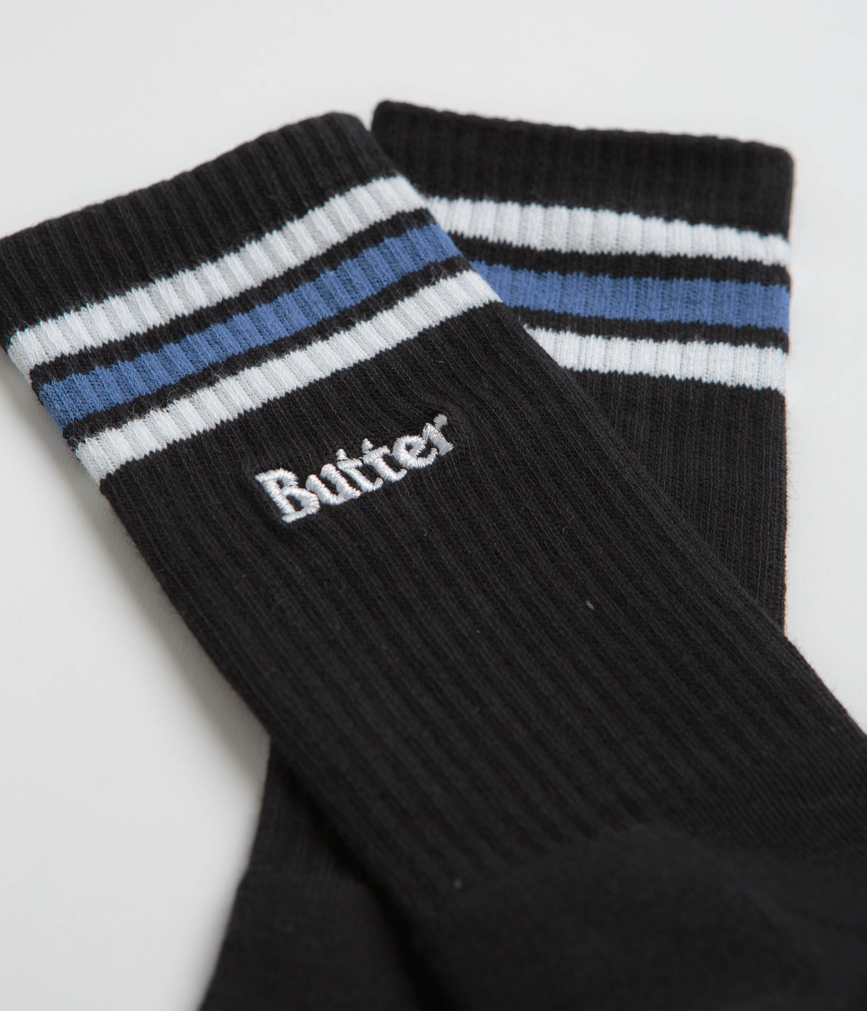 Stylish Butter Goods Black Stripe Socks - Must-Have!