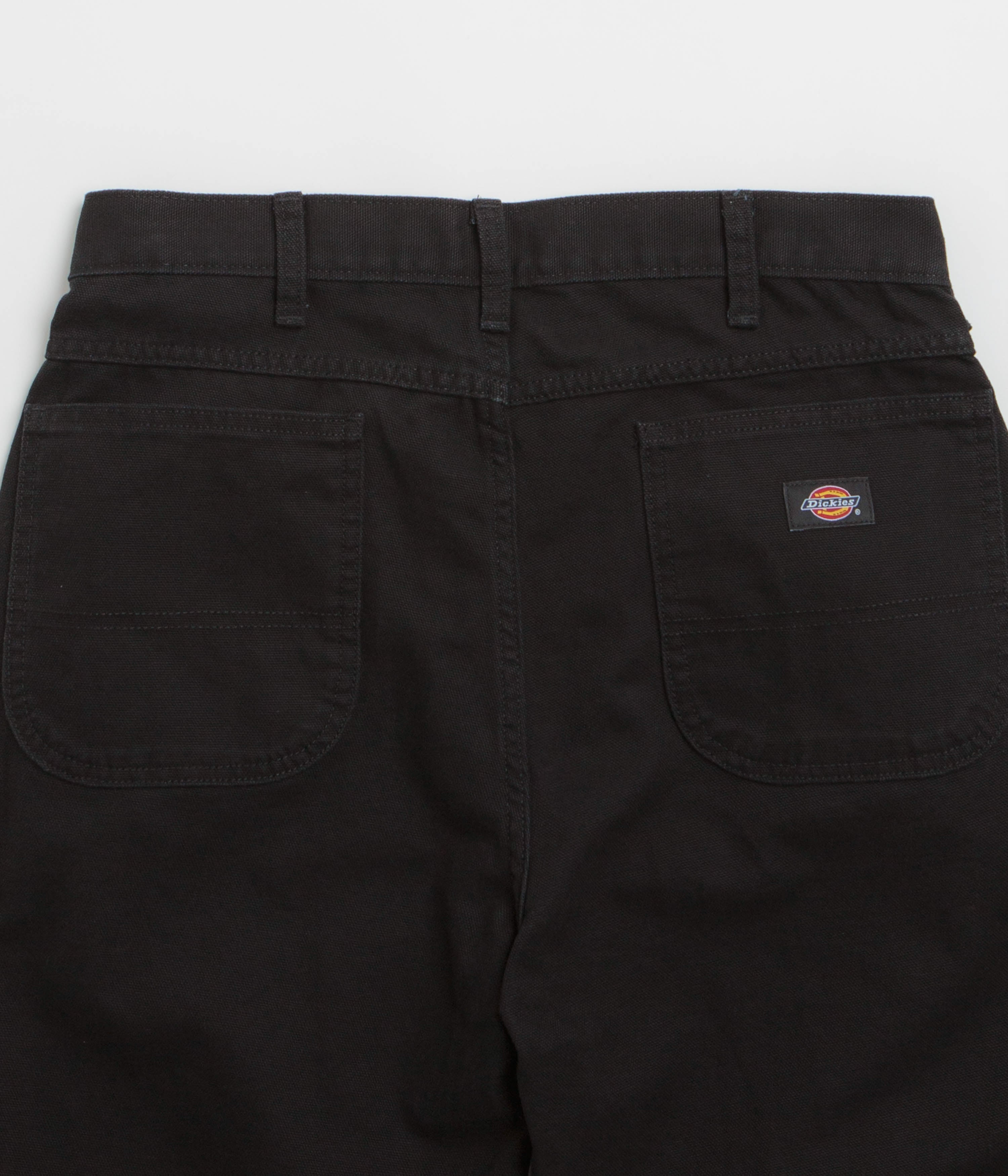 Dickies Stone Washed Black Duck Canvas Chap Shorts - Style That Lasts!