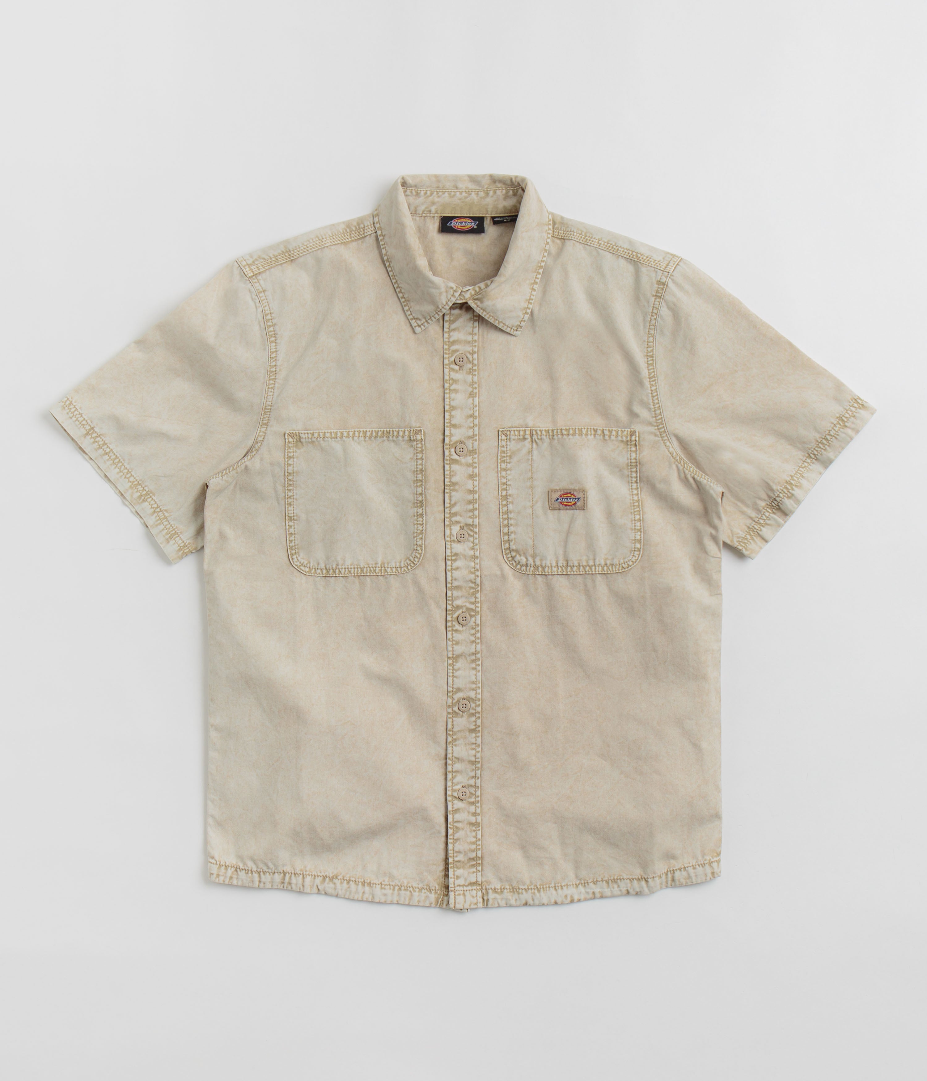 Dickies Sandstone Newington Short Sleeve Shirt - A Must - Have for Style Lovers