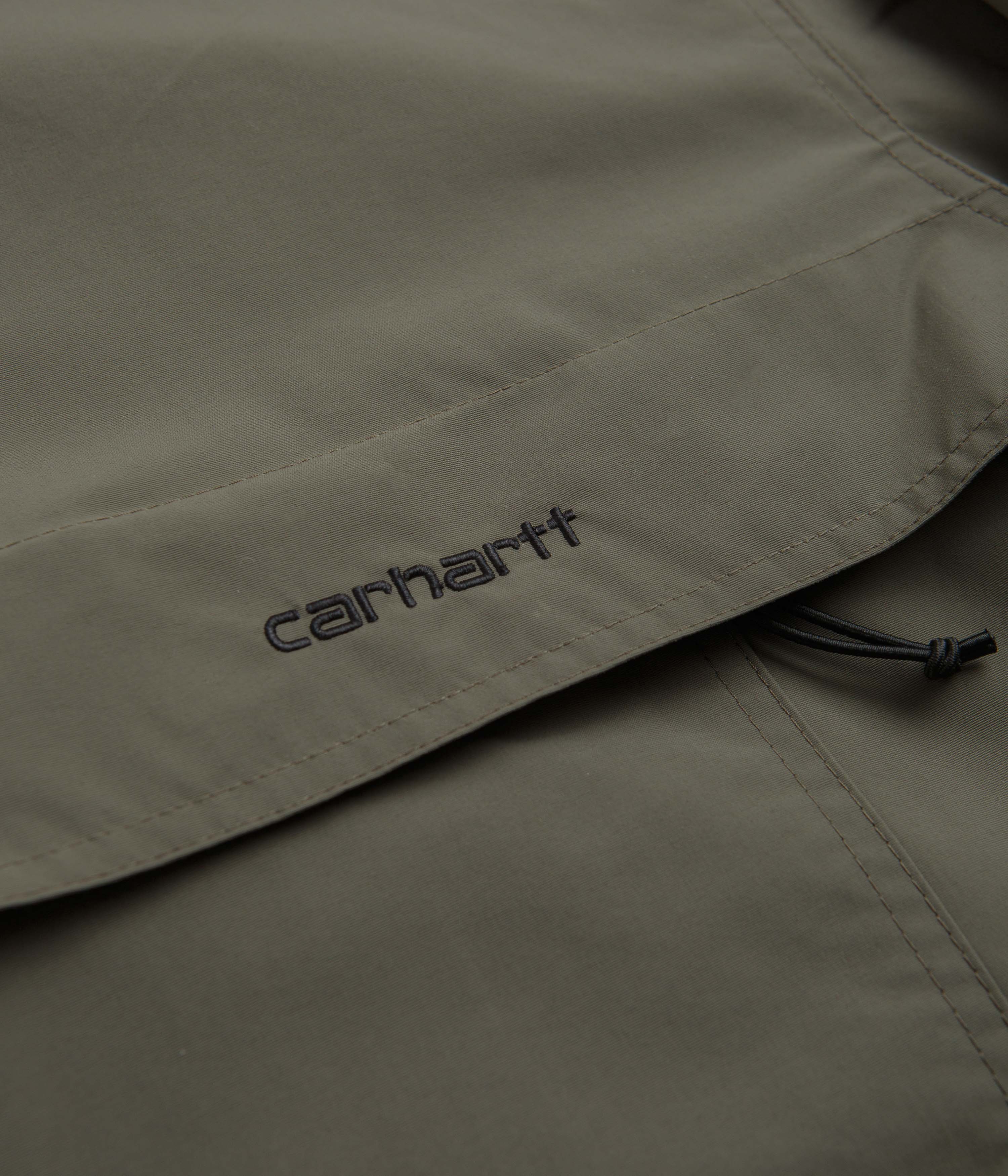 Carhartt's Stunning Seaweed & Black Windbreaker Pullover Jacket - Grab Yours Now!