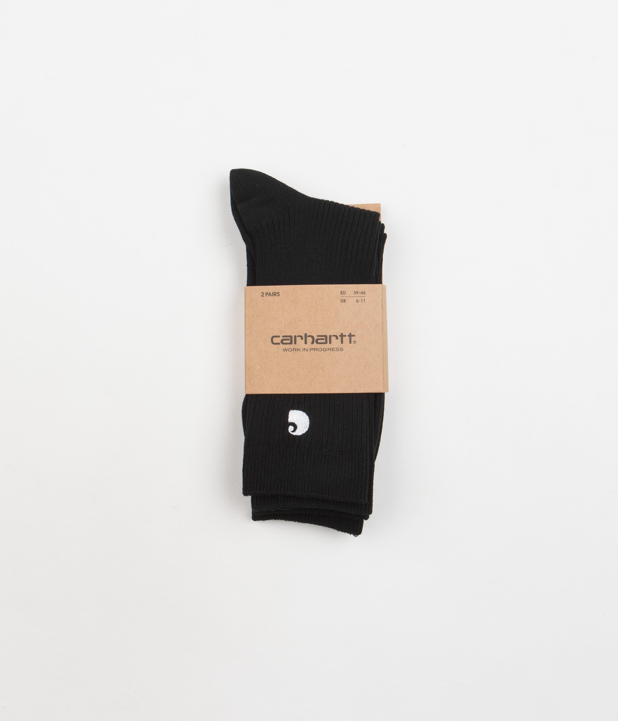 Carhartt Madison Socks Duo - Stylish Black & White Combo