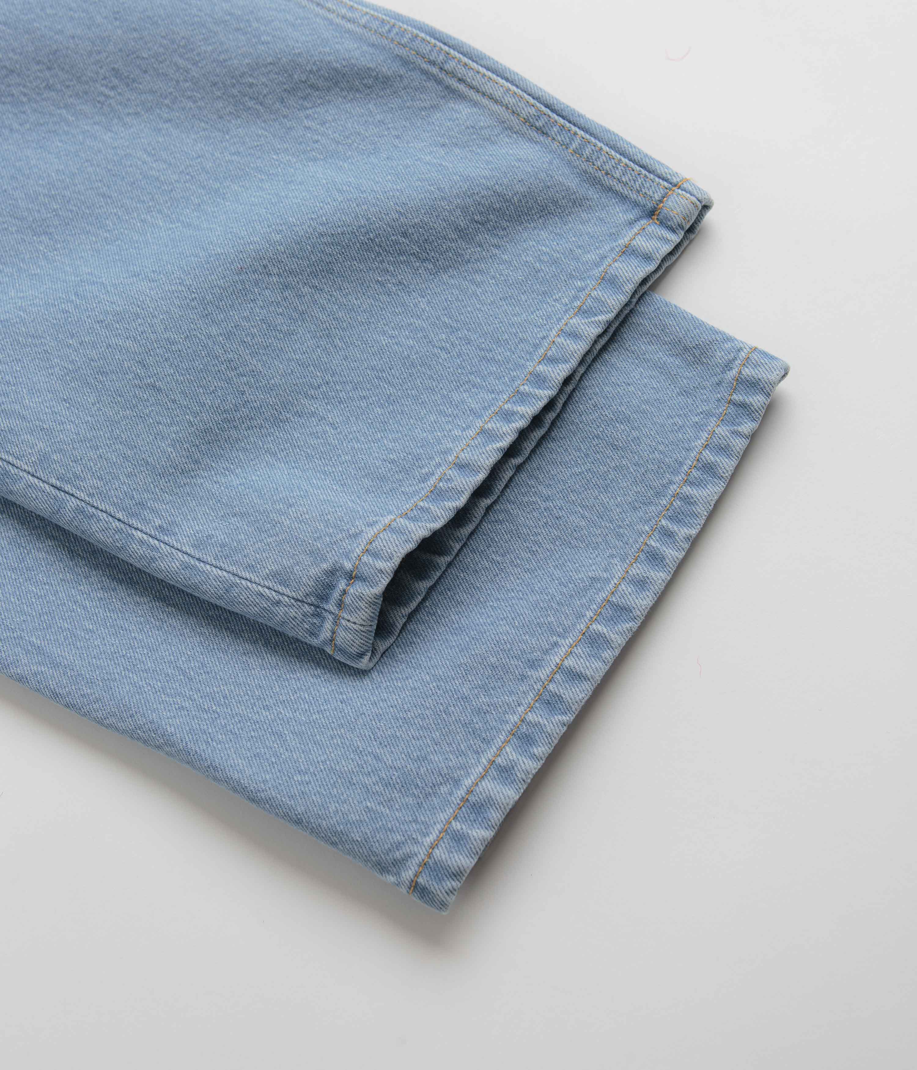 Carhartt Women's Brandon Stone Bleached Blue Denim Pants - A Timeless Choice!
