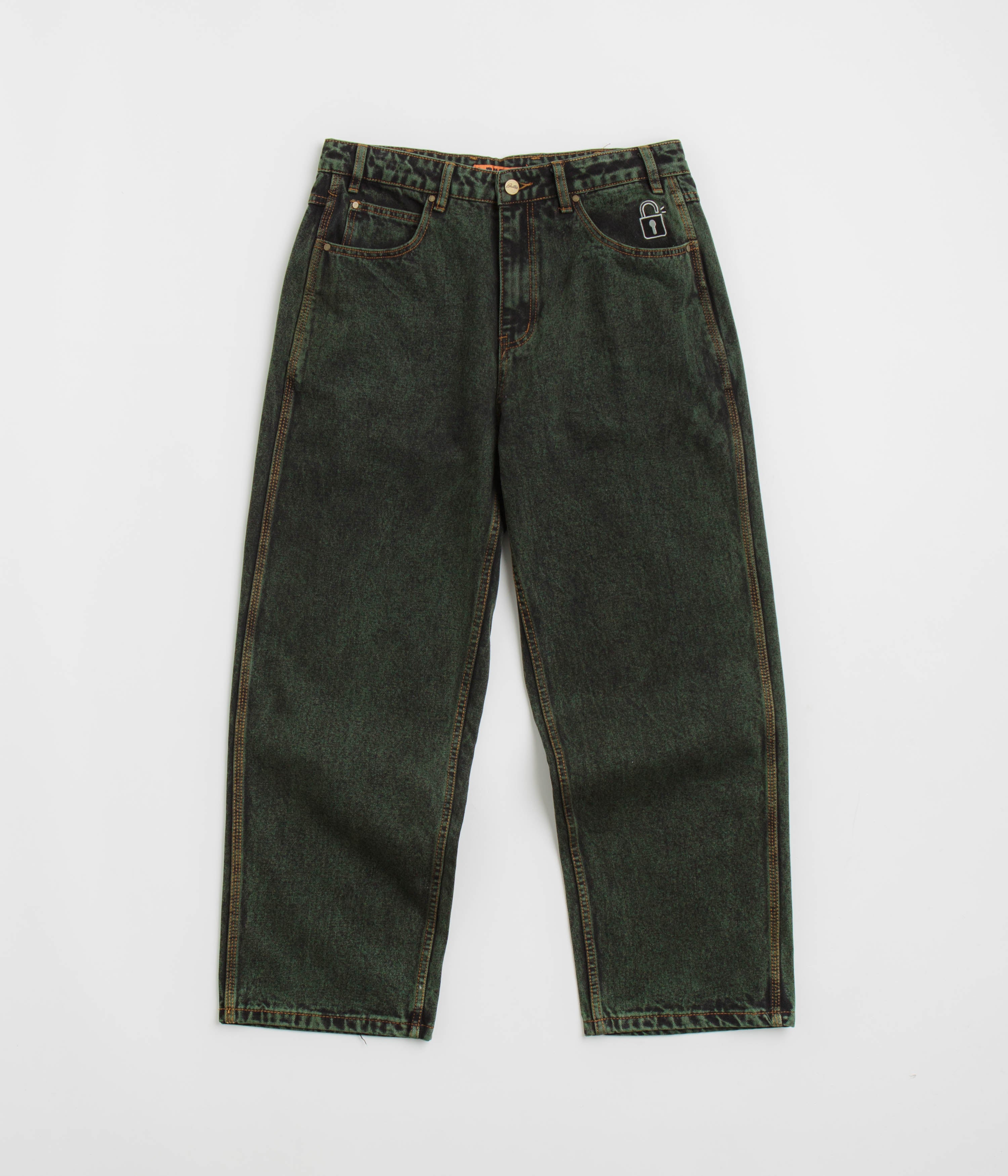 Butter Goods Washed Ivy Lock Baggy Jeans - Trendy and Comfortable