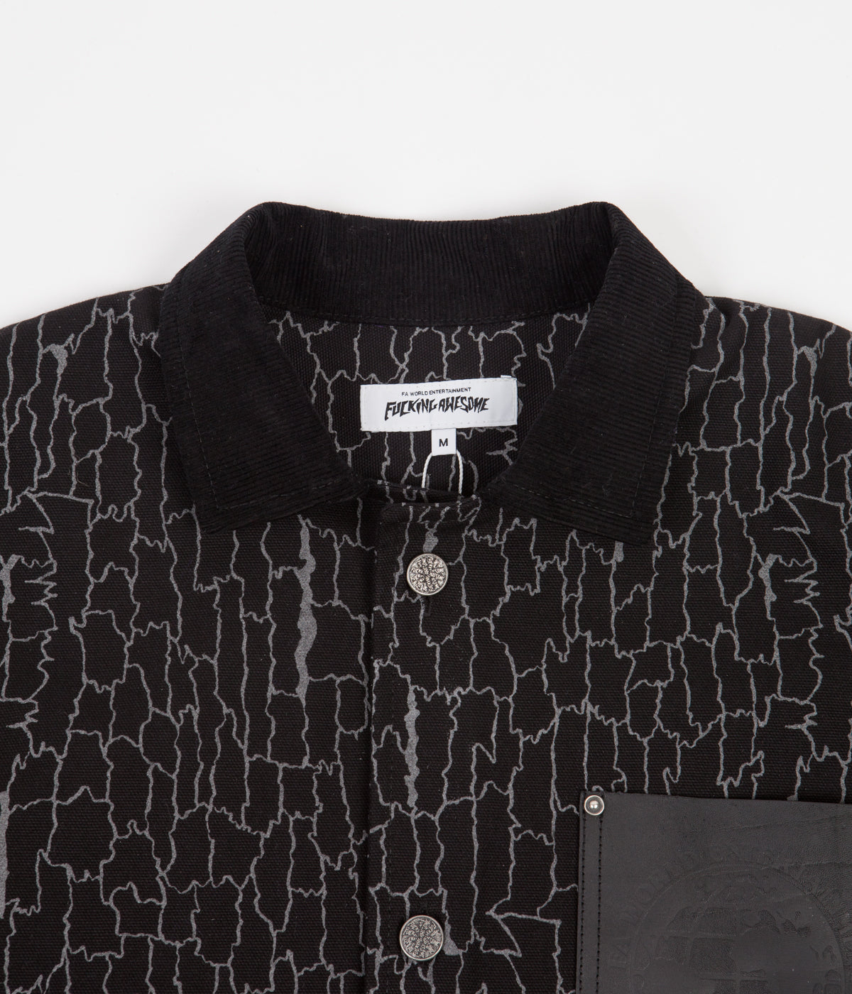 Fucking Awesome Reflective Black Camo Jacket - Elevate Your Everyday Style!