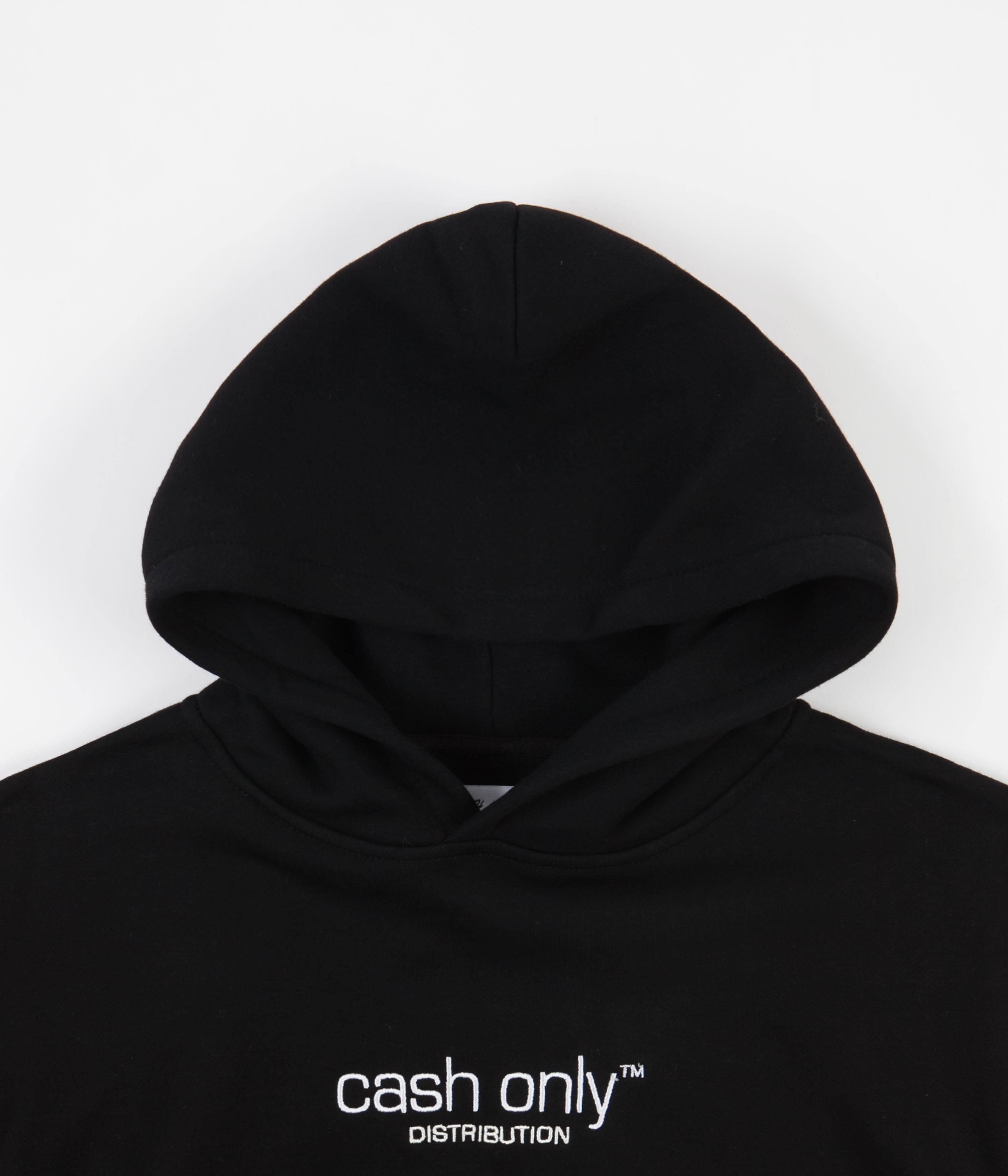 Cash Only Corp Black Logo Hoodie - A Must-Have!