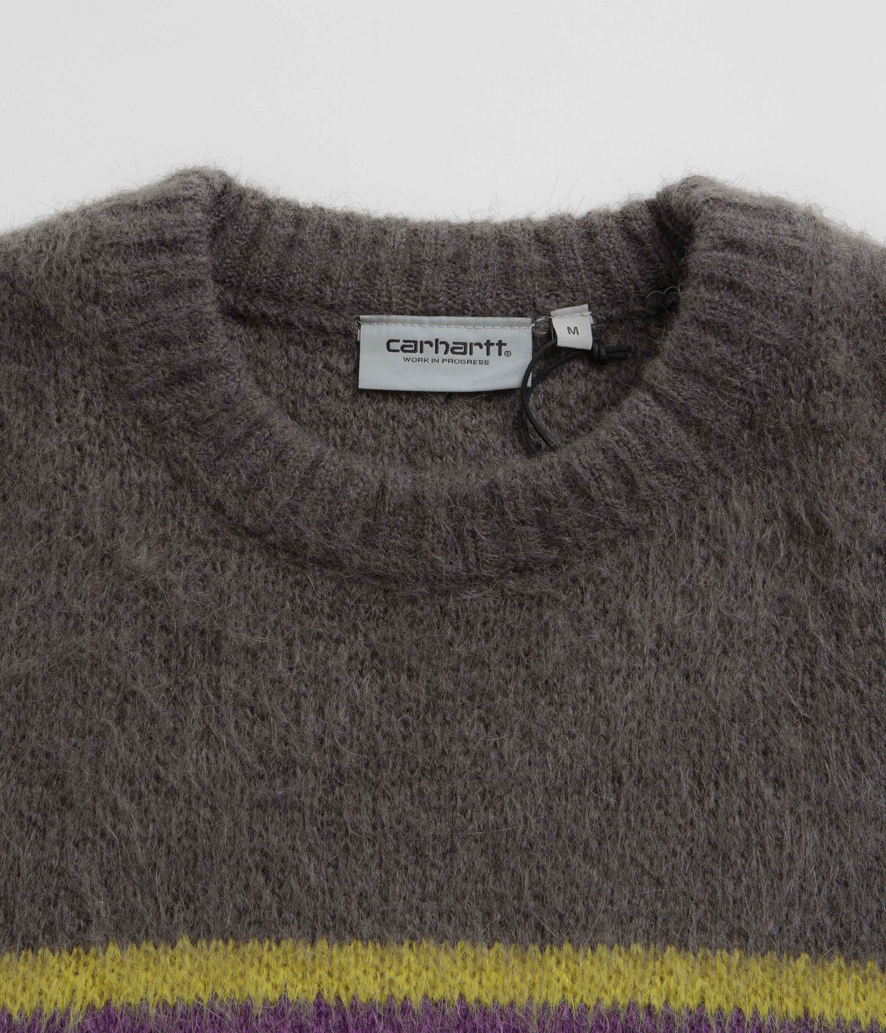 Carhartt Merton Crewneck Sweatshirt - Stunning Sundling Stripe / Aura