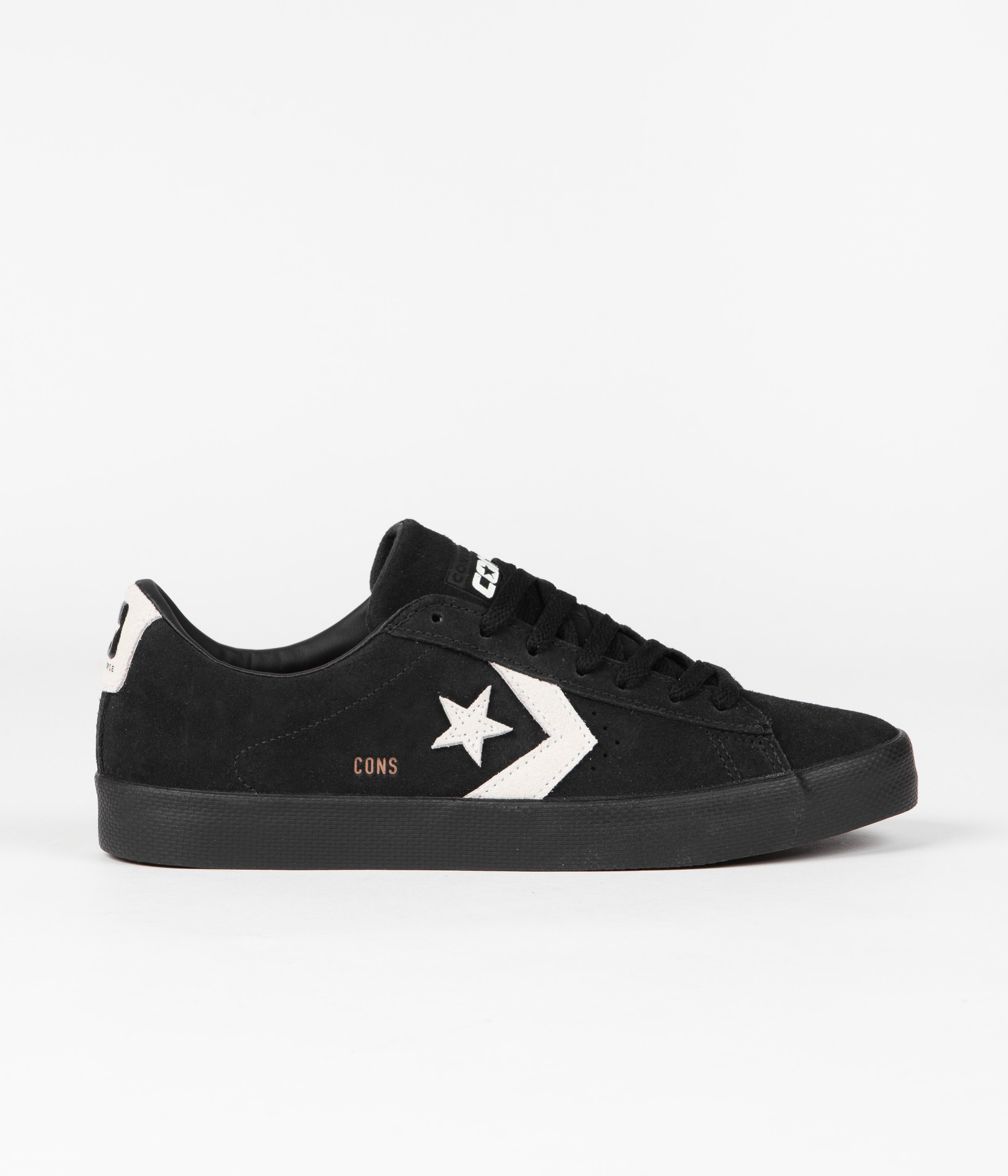 Converse Pro Leather Vulcanized Pro Ox Shoes - Stylish Black/Egret Combo