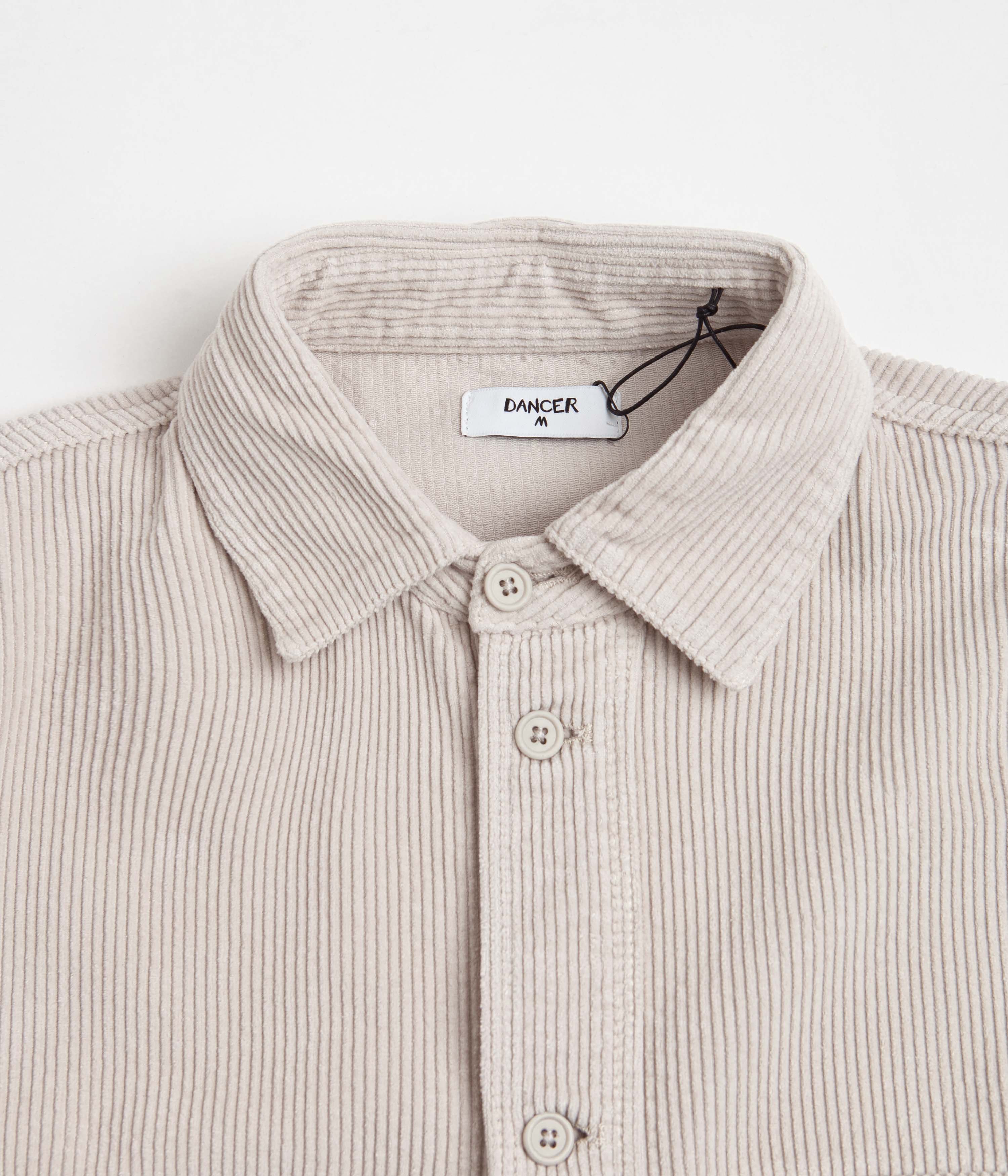 Dancer's Stunning Oyster White Double Pocket Overshirt