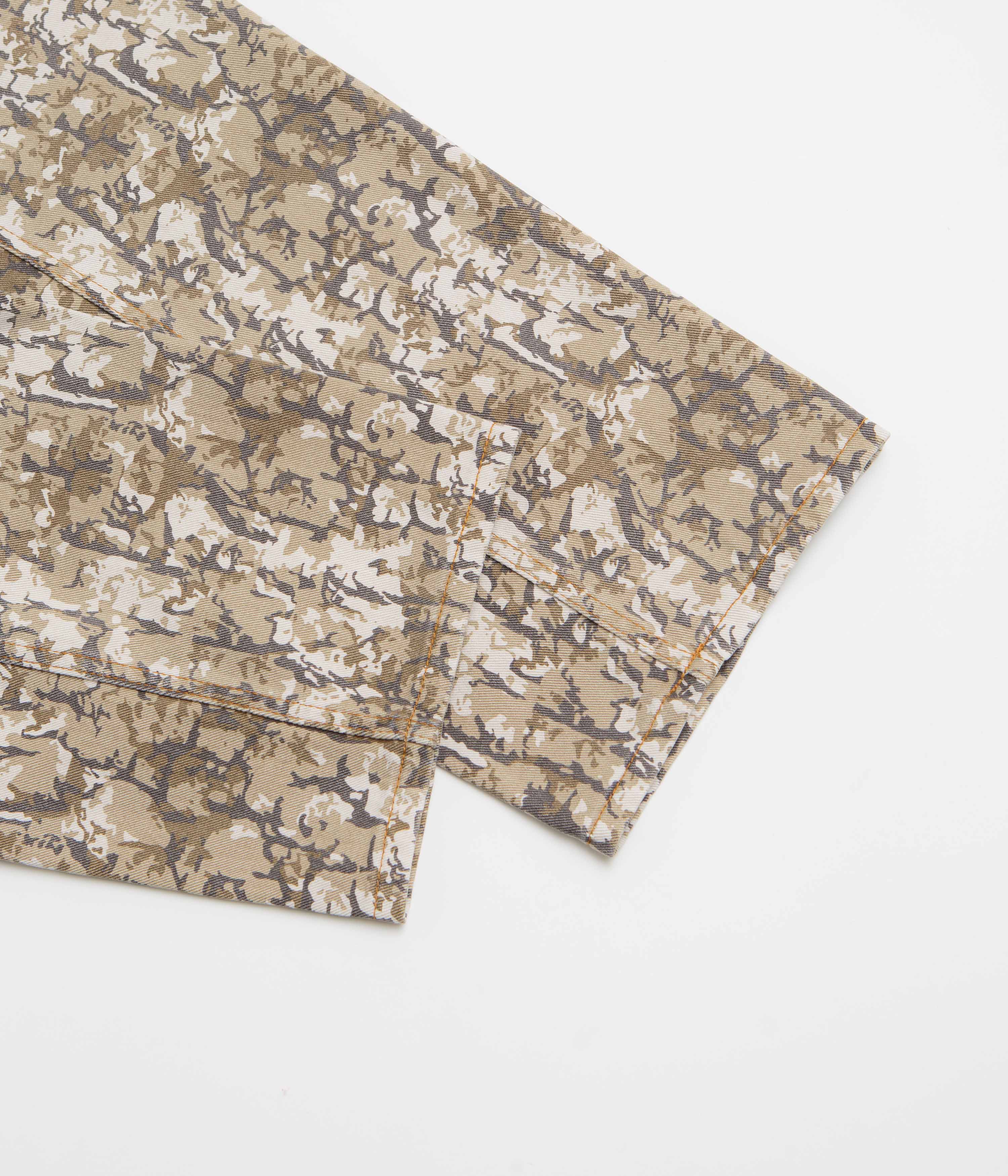 Butter Goods Tan Bark Camo Baggy Jeans - A Fashion Statement!
