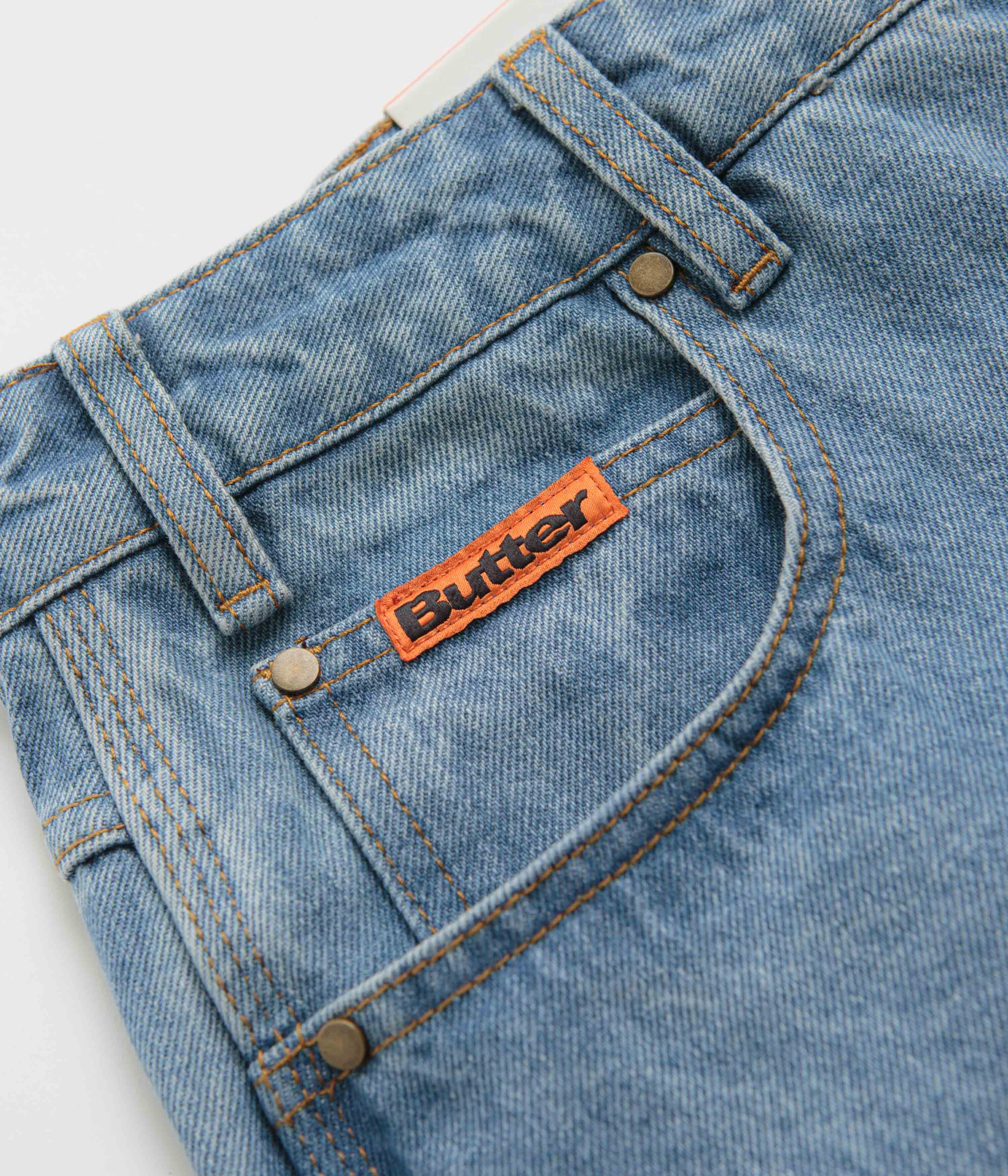 Butter Goods Washed Indigo Baggy Jeans - The Ultimate Fashion Statement