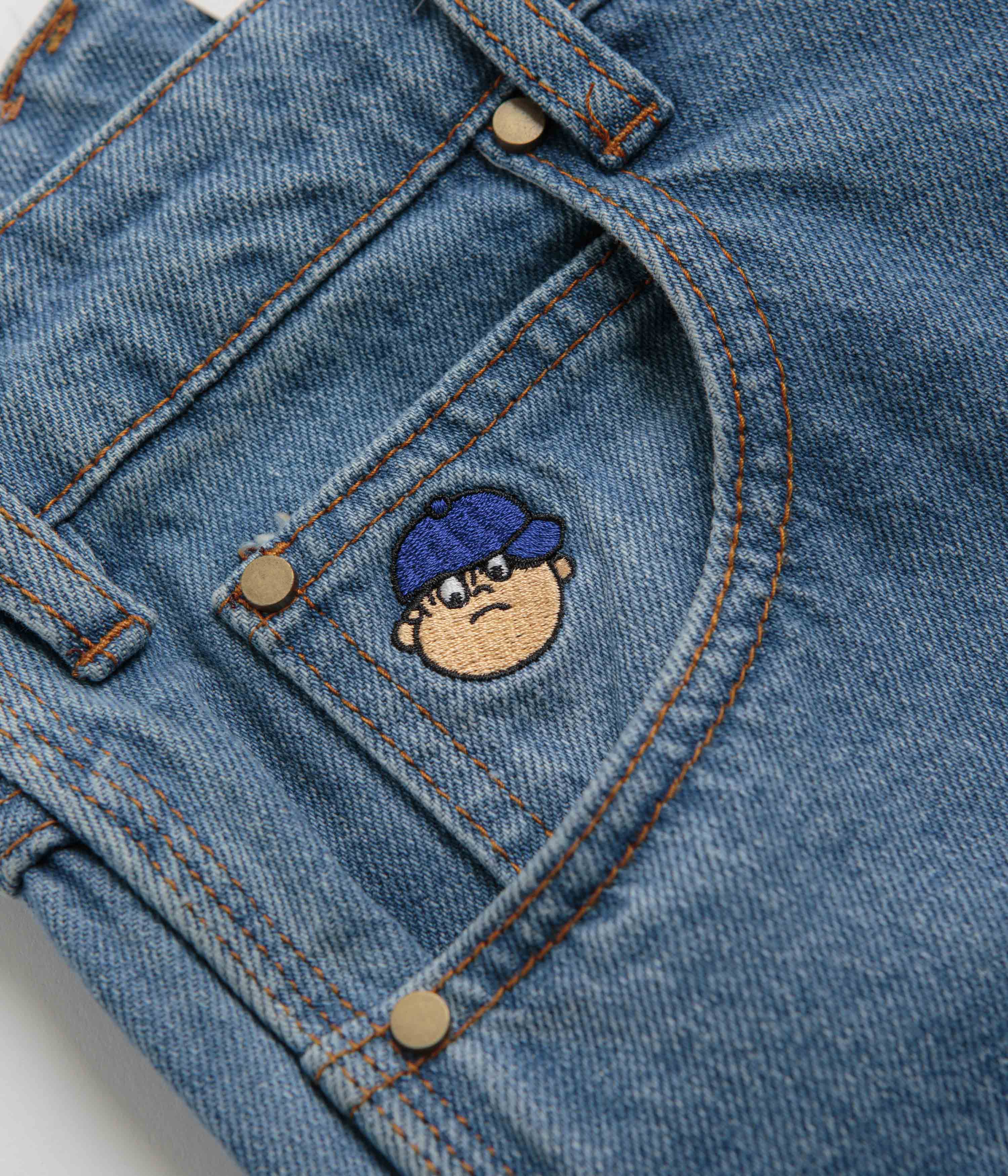 Butter Goods Santosuosso Washed Indigo Denim Pants - Ultra Baggy & Stylish