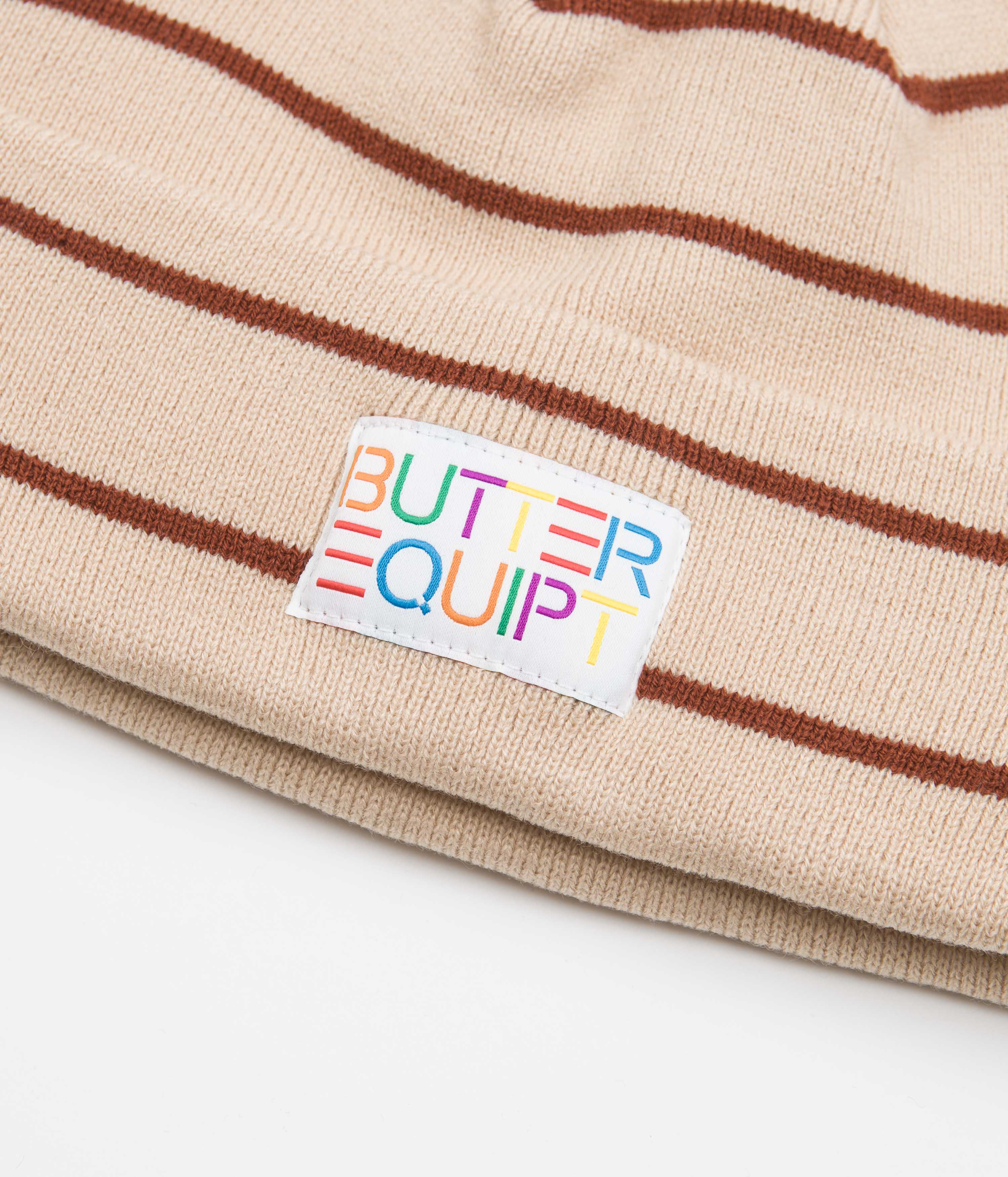 Butter Goods Equipt Beanie - Cream: A Must-Have Fashion Accessory