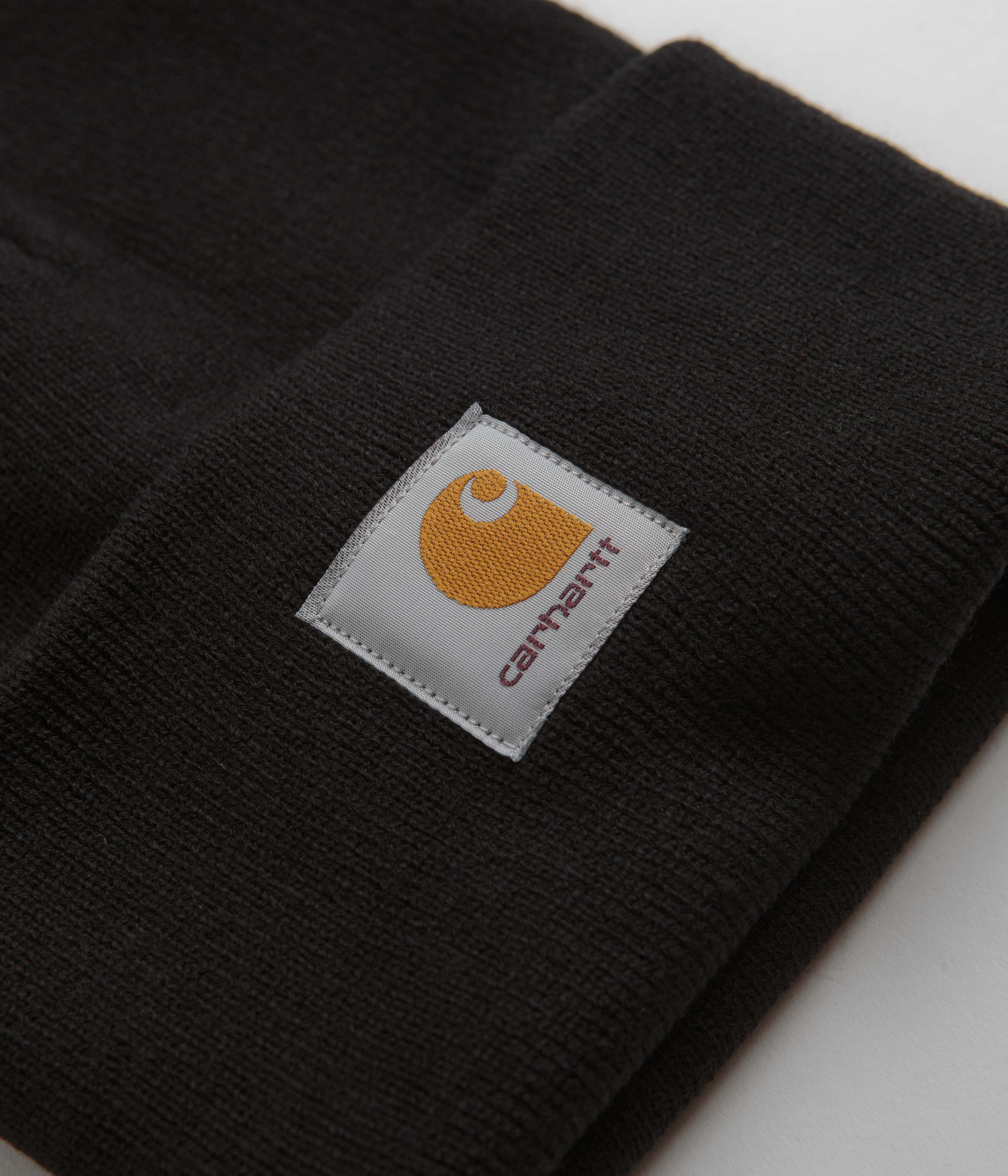 Carhartt Black Acrylic Watch Hat Beanie - Stylish and Comfortable!