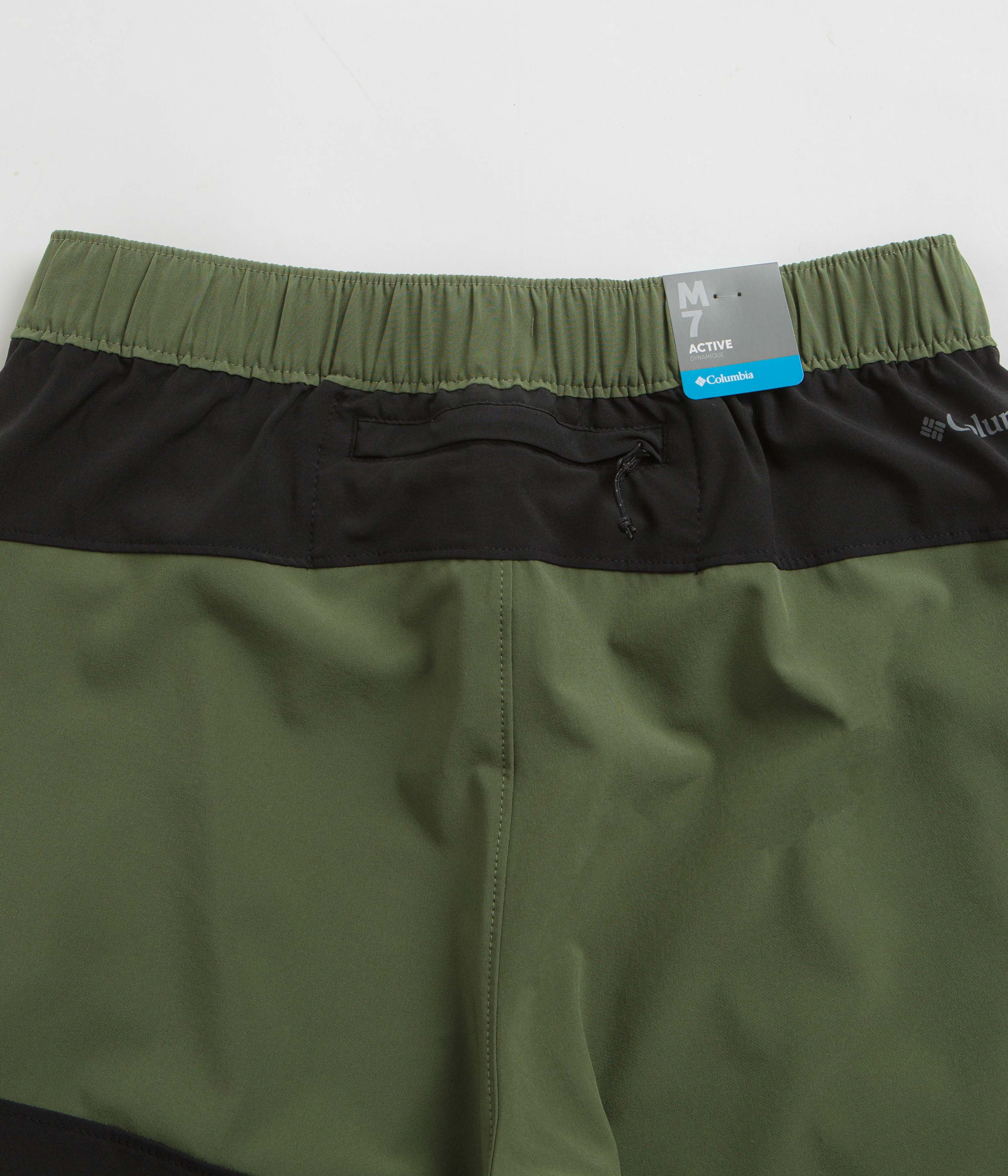 Columbia Canteen & Black Hike Color Block Shorts - Ideal for Outdoor Adventures