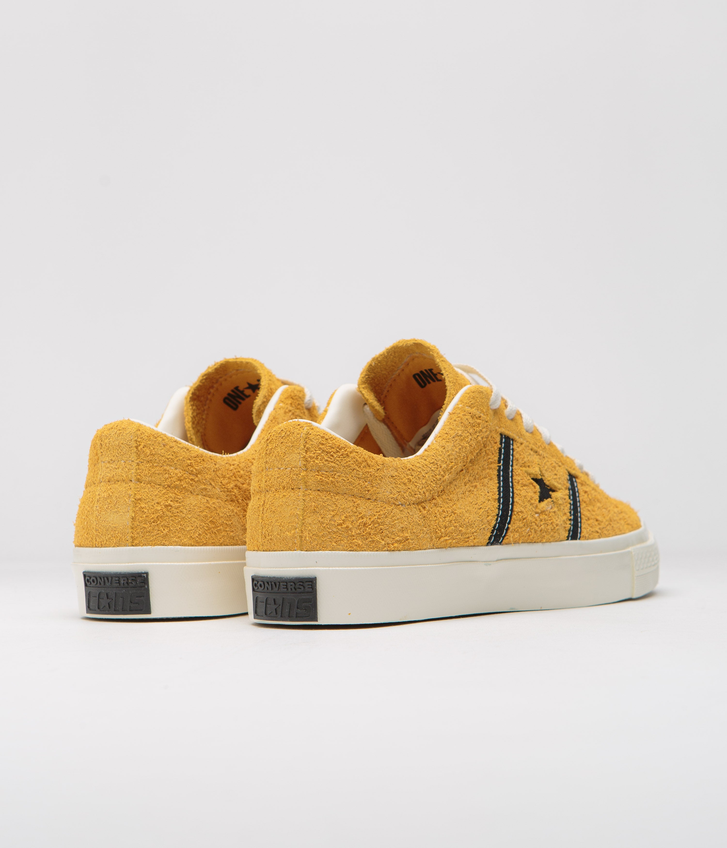 Converse One Star Academy Pro Shoes - Stunning Sunflower Gold / Bold Black / Pure Egret