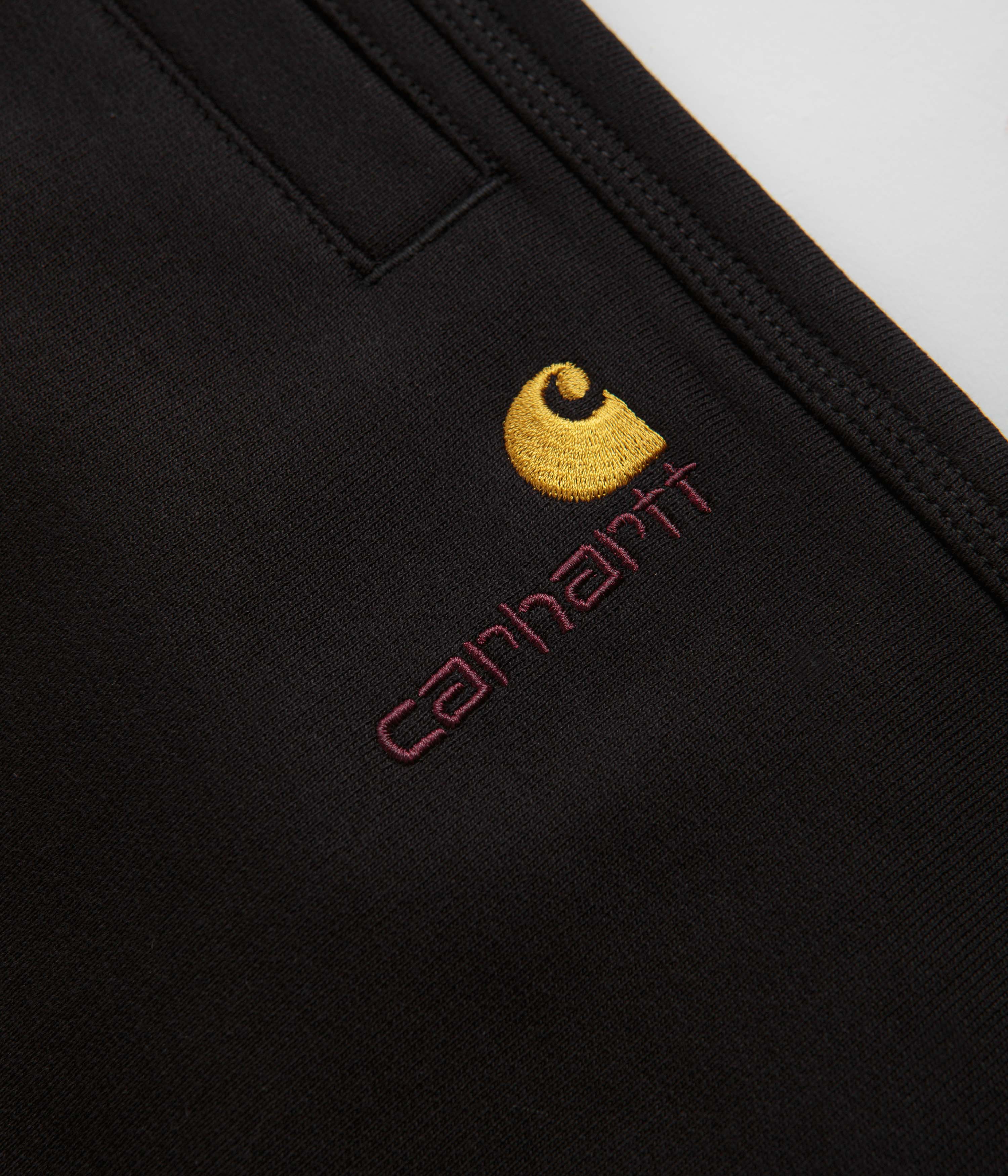Carhartt American Script Black Sweatpants - Unbeatable Comfort!
