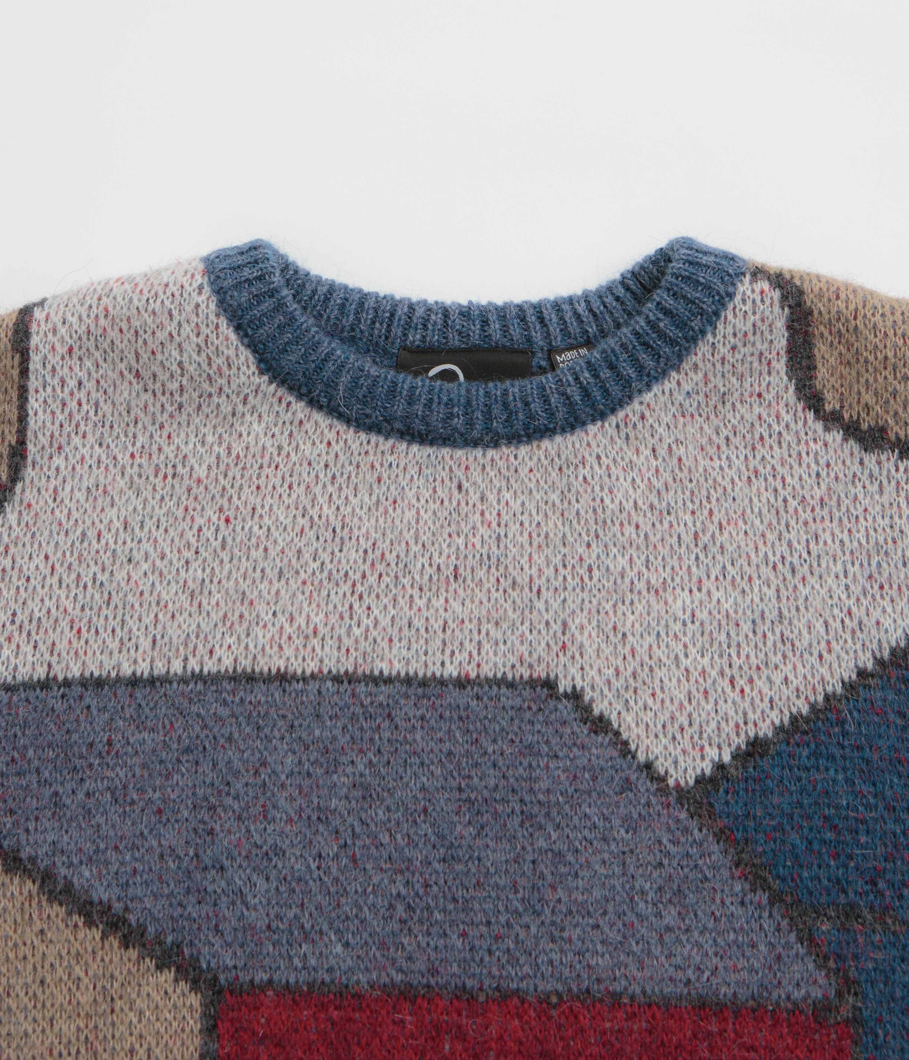 Stylish by Parra Blue Knitted Street Sweatshirt