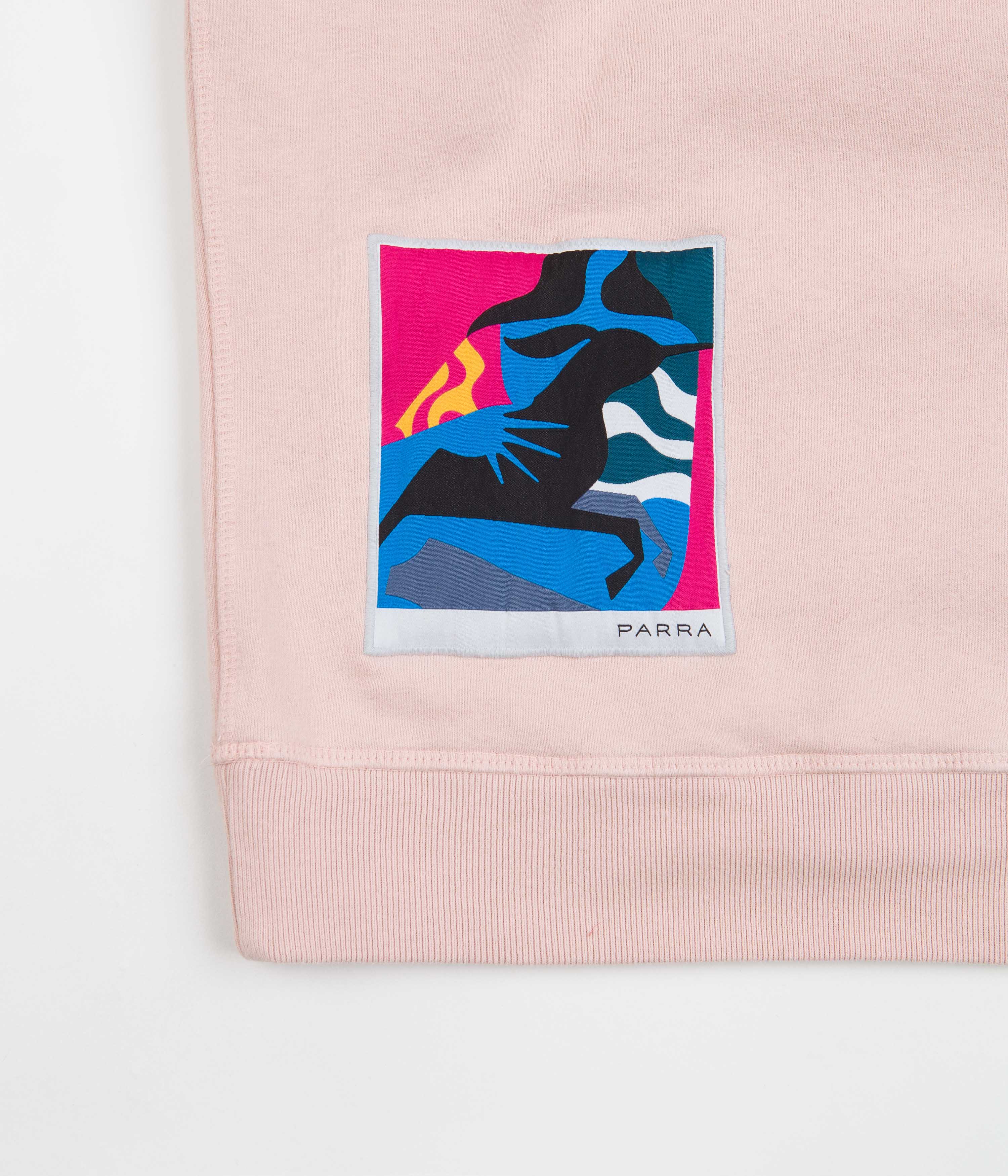 by Parra Dusty Pink Distorted Logo Hoodie - A Must-Have!
