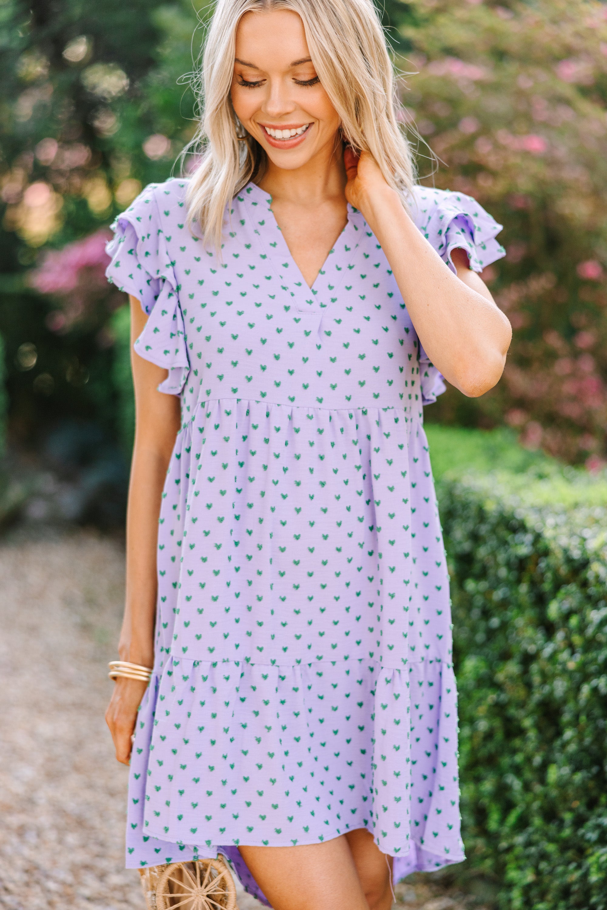 Enchanting Lavender Purple Babydoll Dress - Own Your Style!