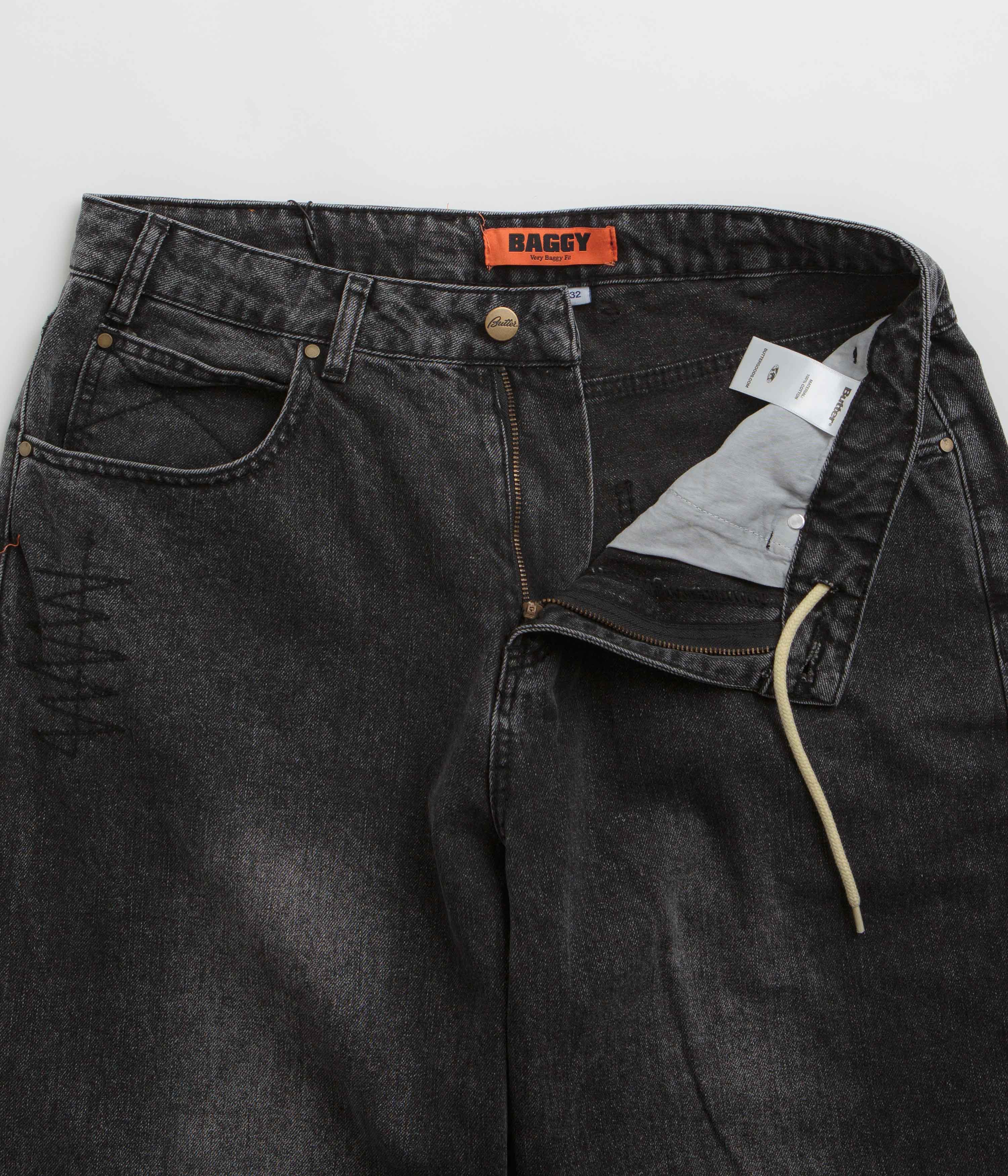 Butter Goods Distressed Grey Stitch Jeans - A Fashion Must-Have!