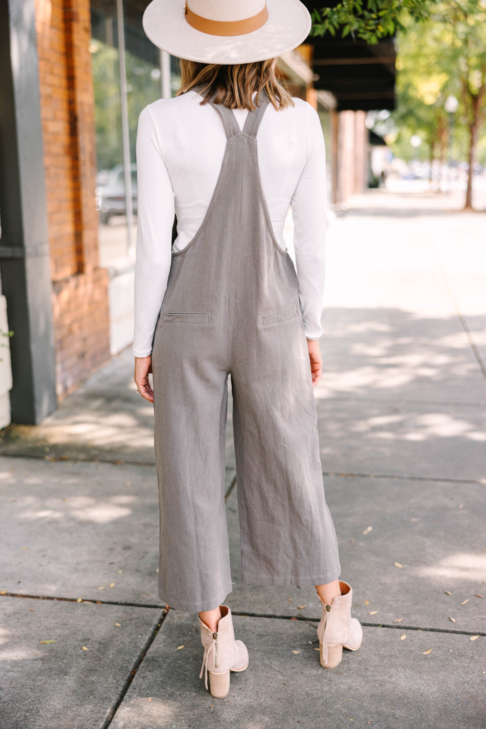 Charcoal Gray Jumpsuit - Have a Blast!