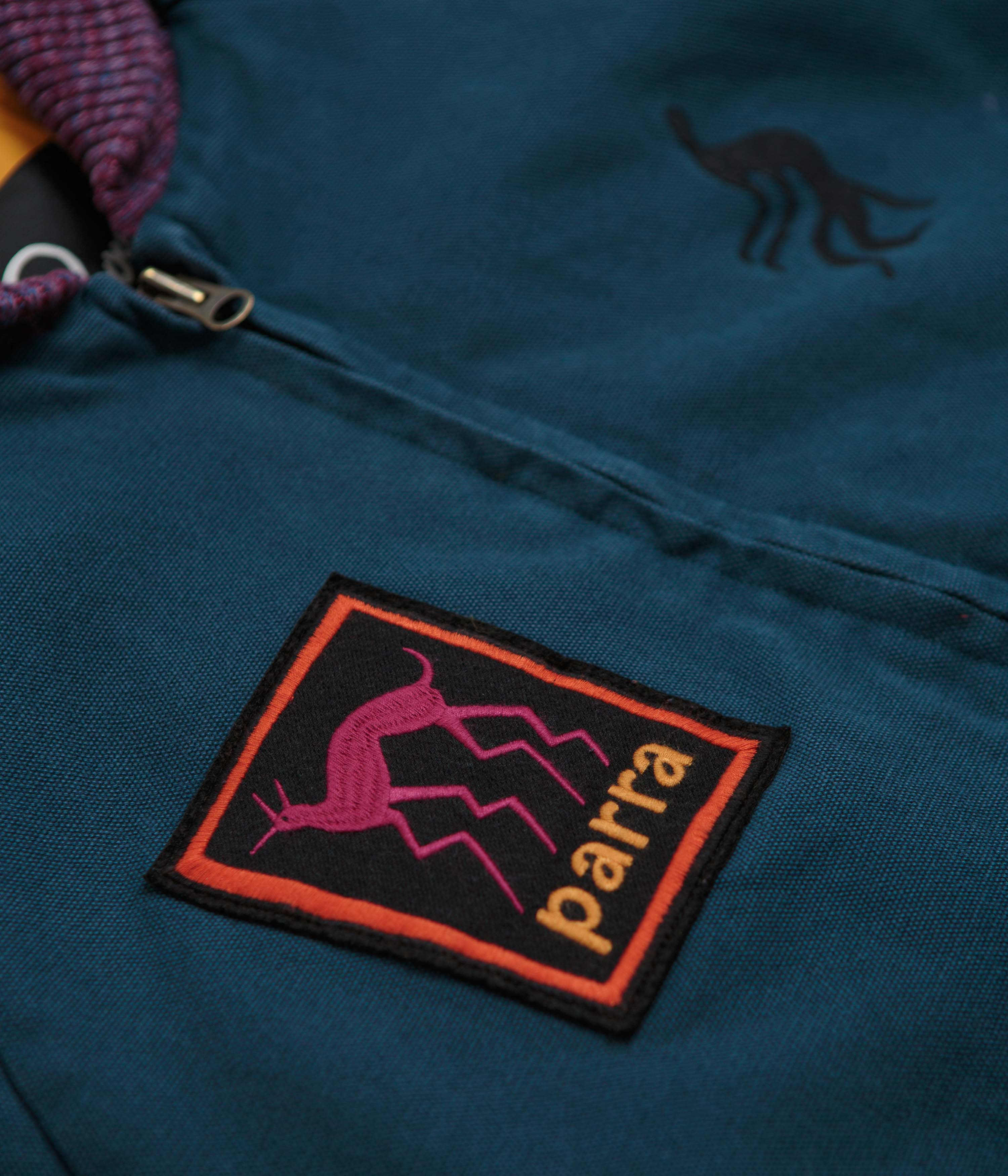 by Parra Washed Blue Skull Stalker Varsity Jacket - A Must-Have!