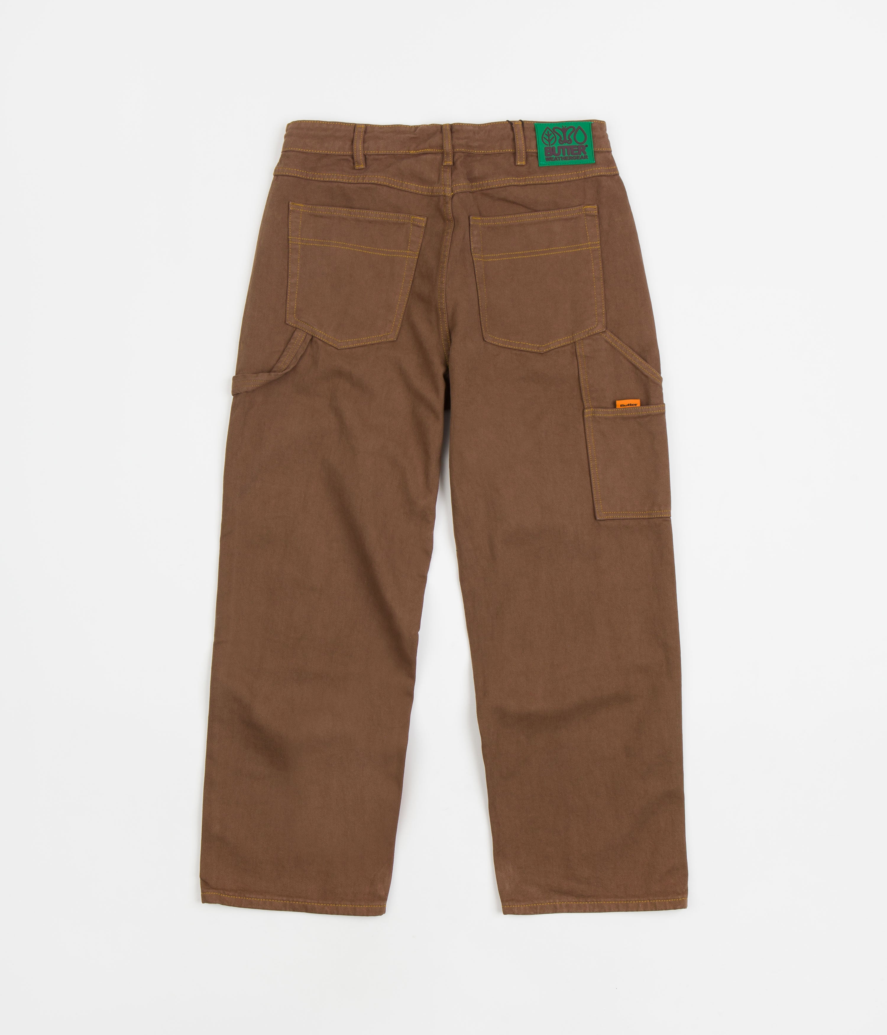 Butter Goods Brown Weathergear Heavyweight Jeans - A Skateboarder's Dream!