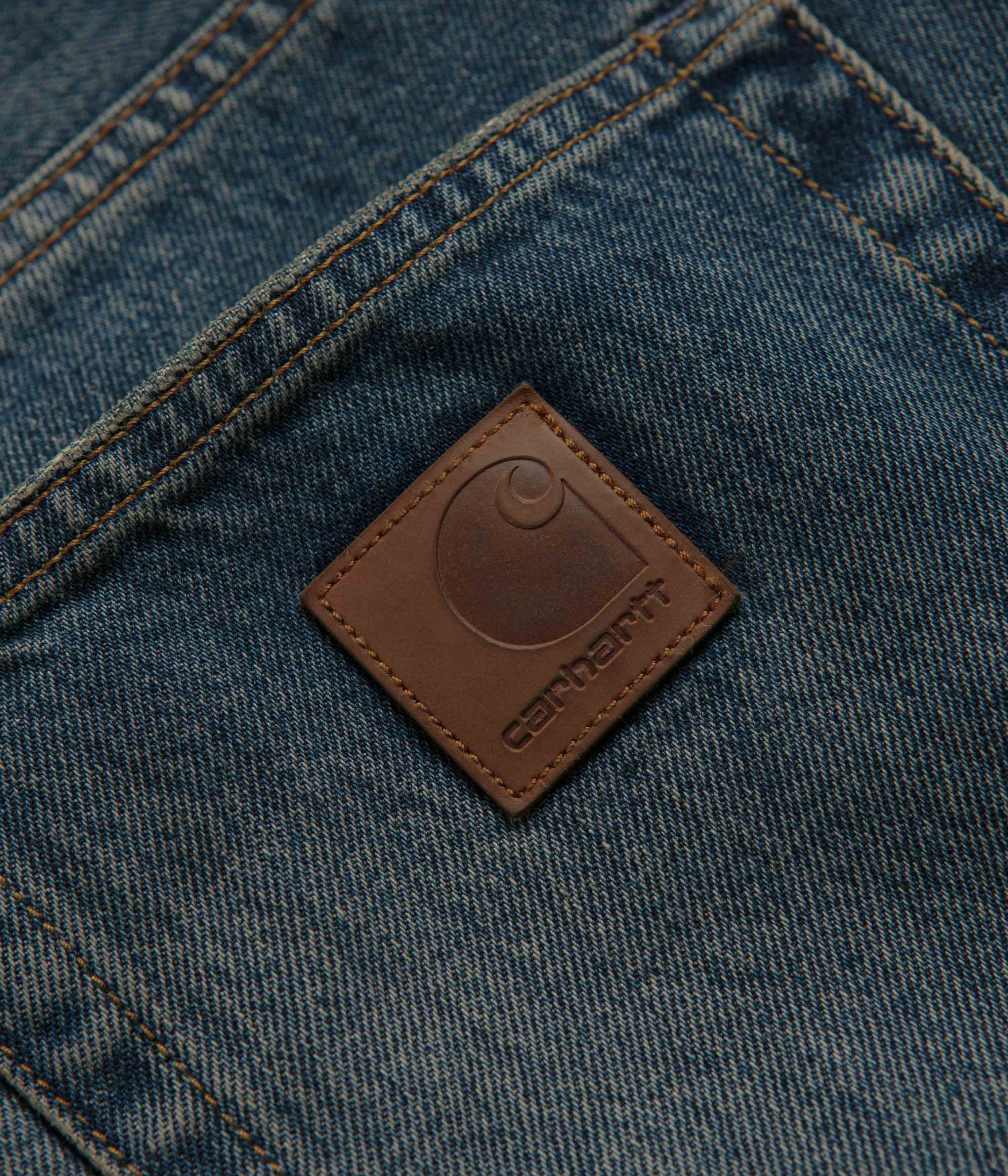 Carhartt Landon Blue Worn Wash Pants - Style with Durability!