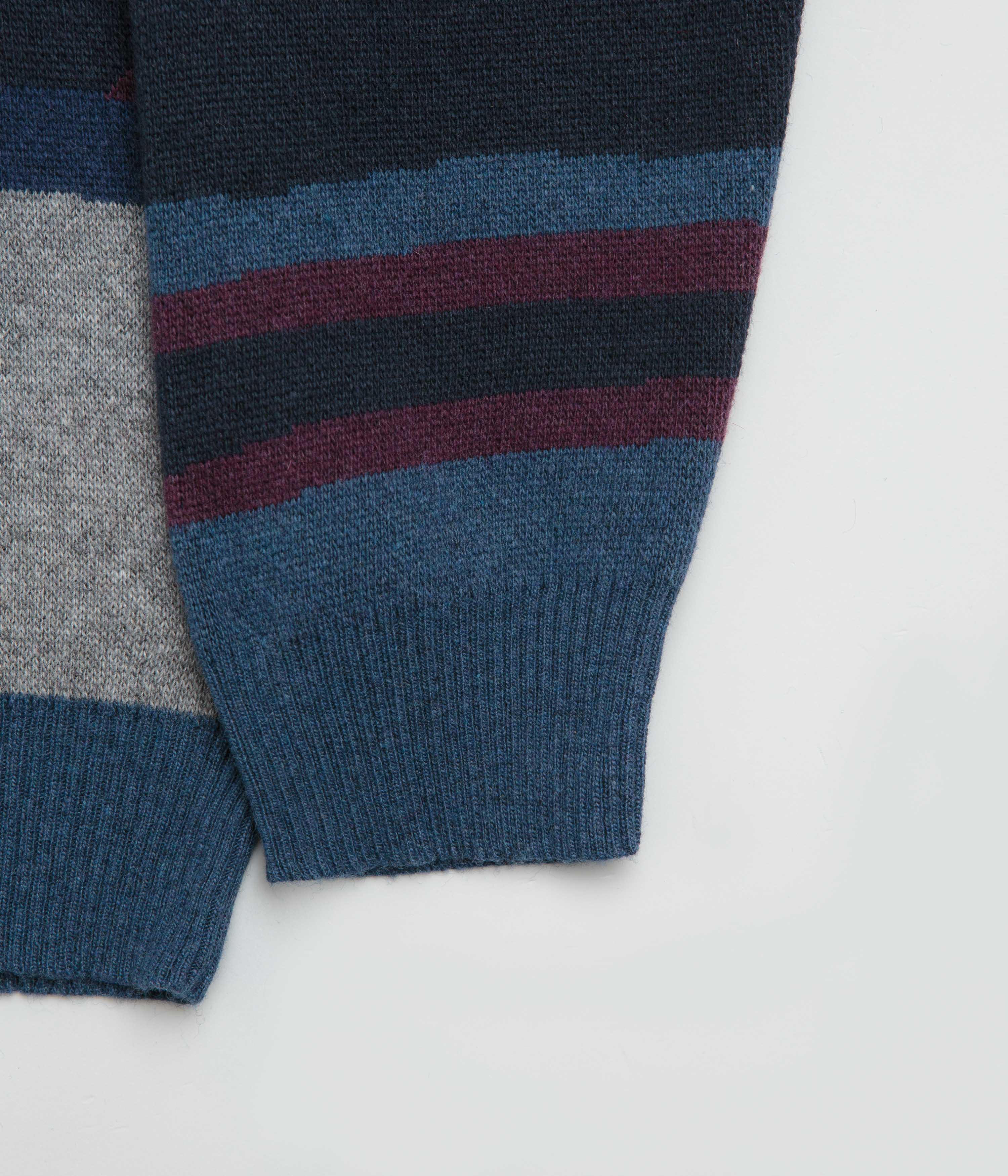 Stunning by Parra Blue Patched Knit Sweatshirt - Grab Yours Now!