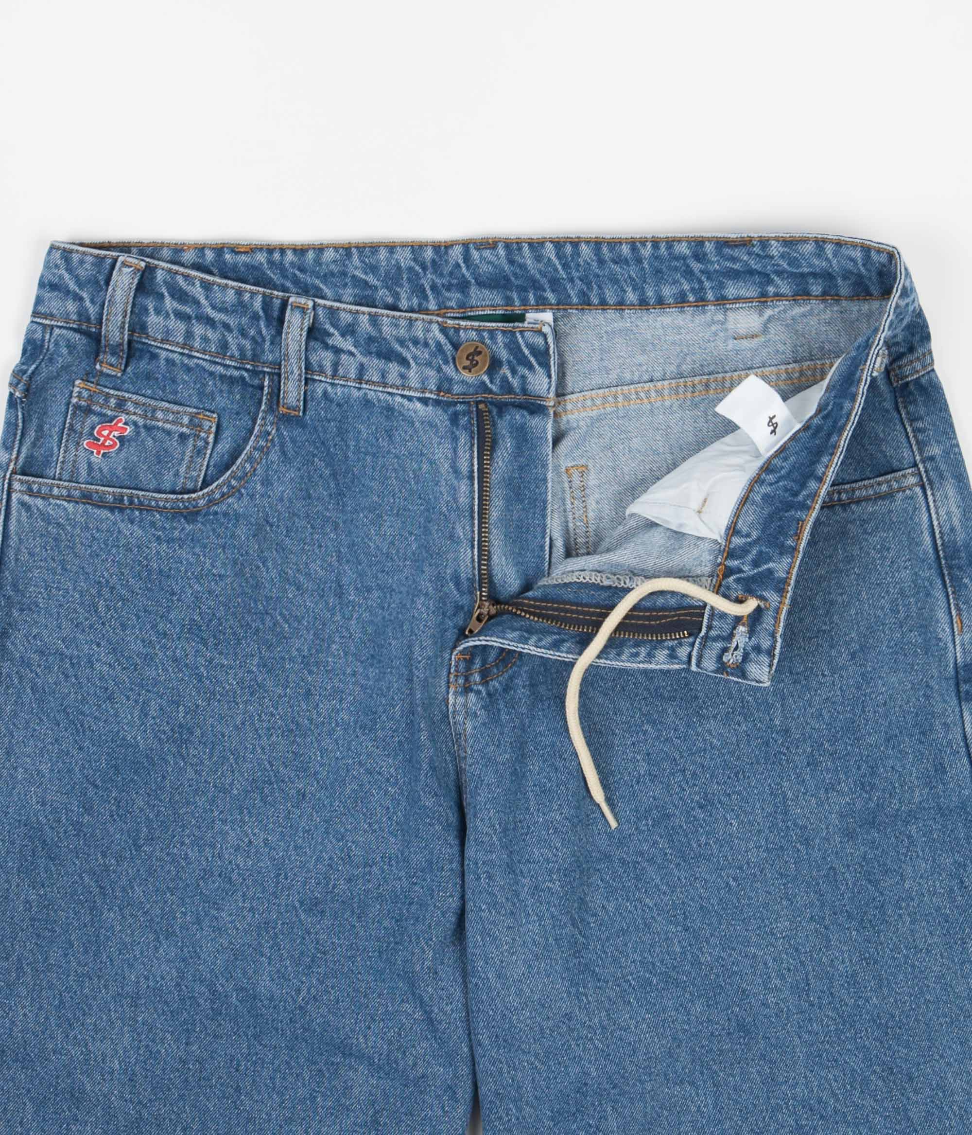 Cash Only Washed Indigo Baggy Jeans - A Nod to '90s Style