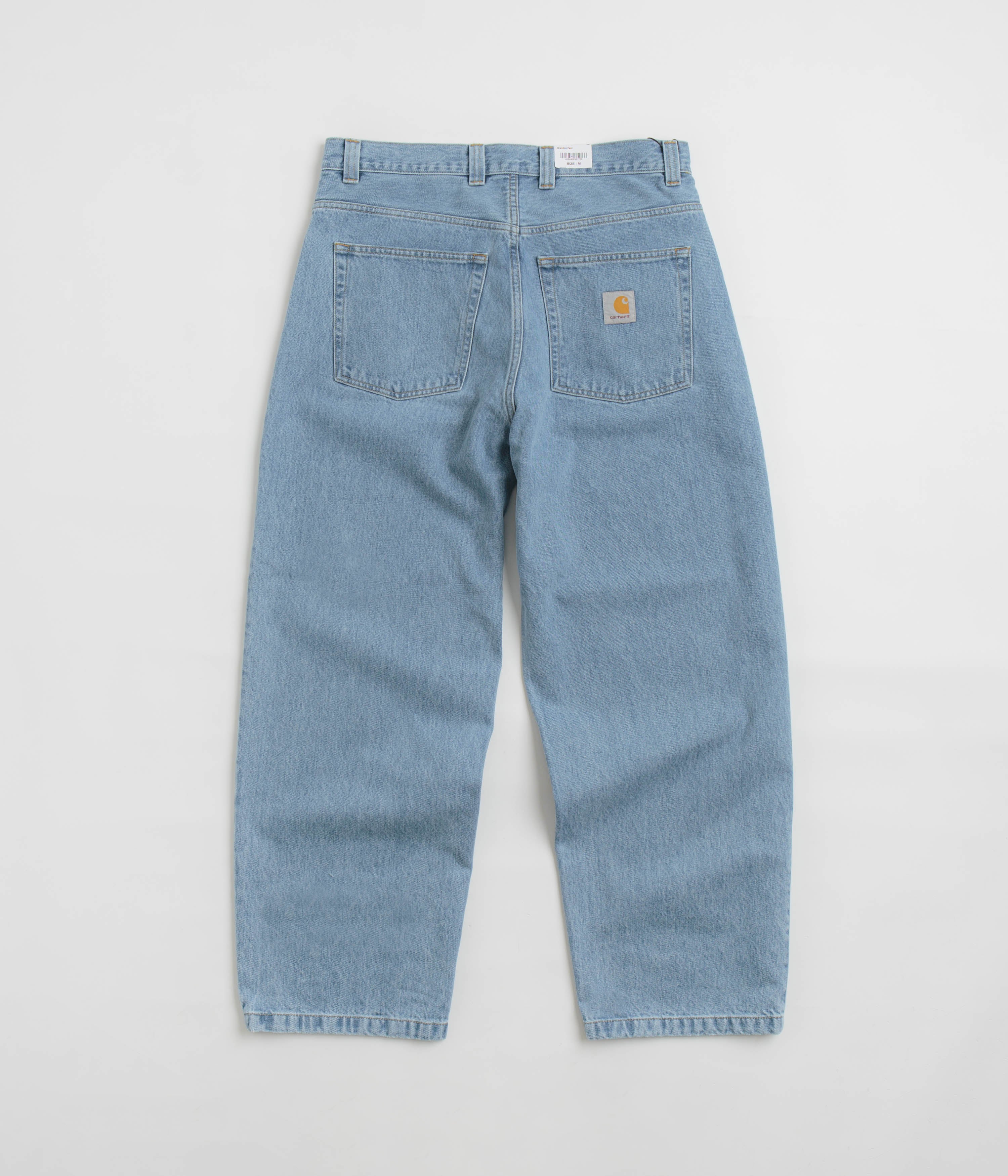 Carhartt Brandon Blue Stone Bleach Denim Pants - A Must - Have for Style Seekers